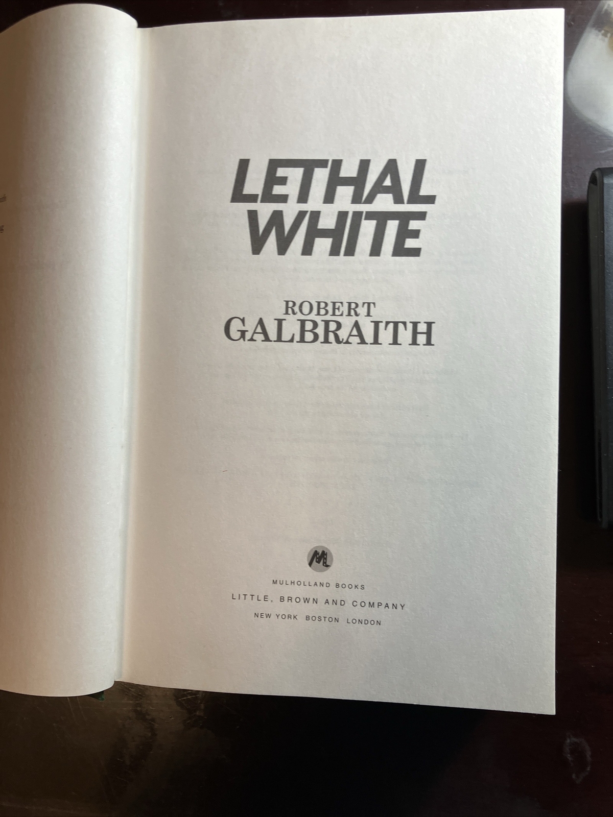 Lethal White by Robert Galbraith, NEW 1st/1st 2018 Hardcover, FREE SHIP