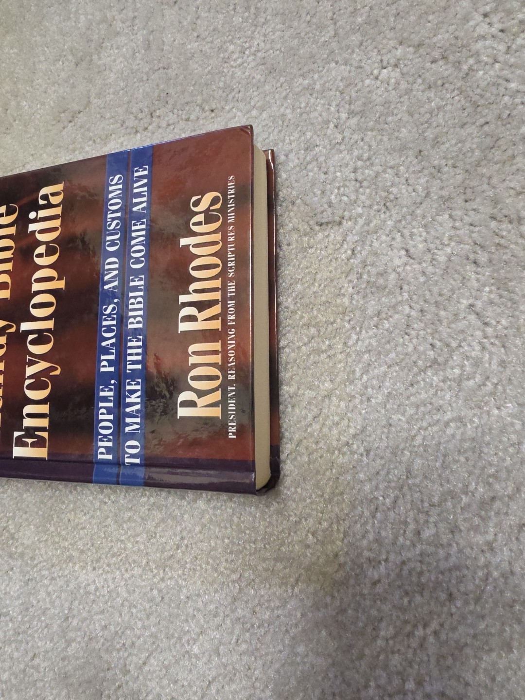 Find It Quick Handy Bible Encyclopedia by Ron Rhodes – 2003 HC Reference Book
