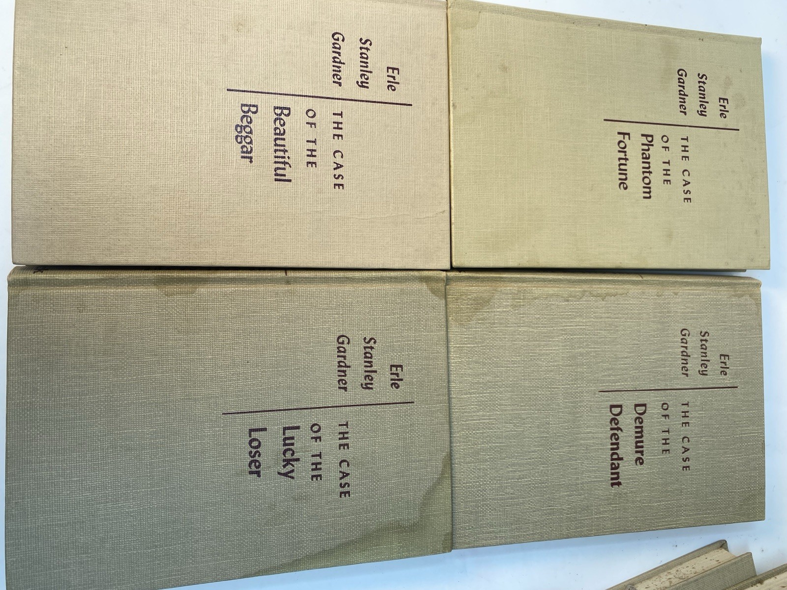 Perry Mason Erle Stanley Gardner Mystery Lot of 25 Hardcovers 1950s 1960s