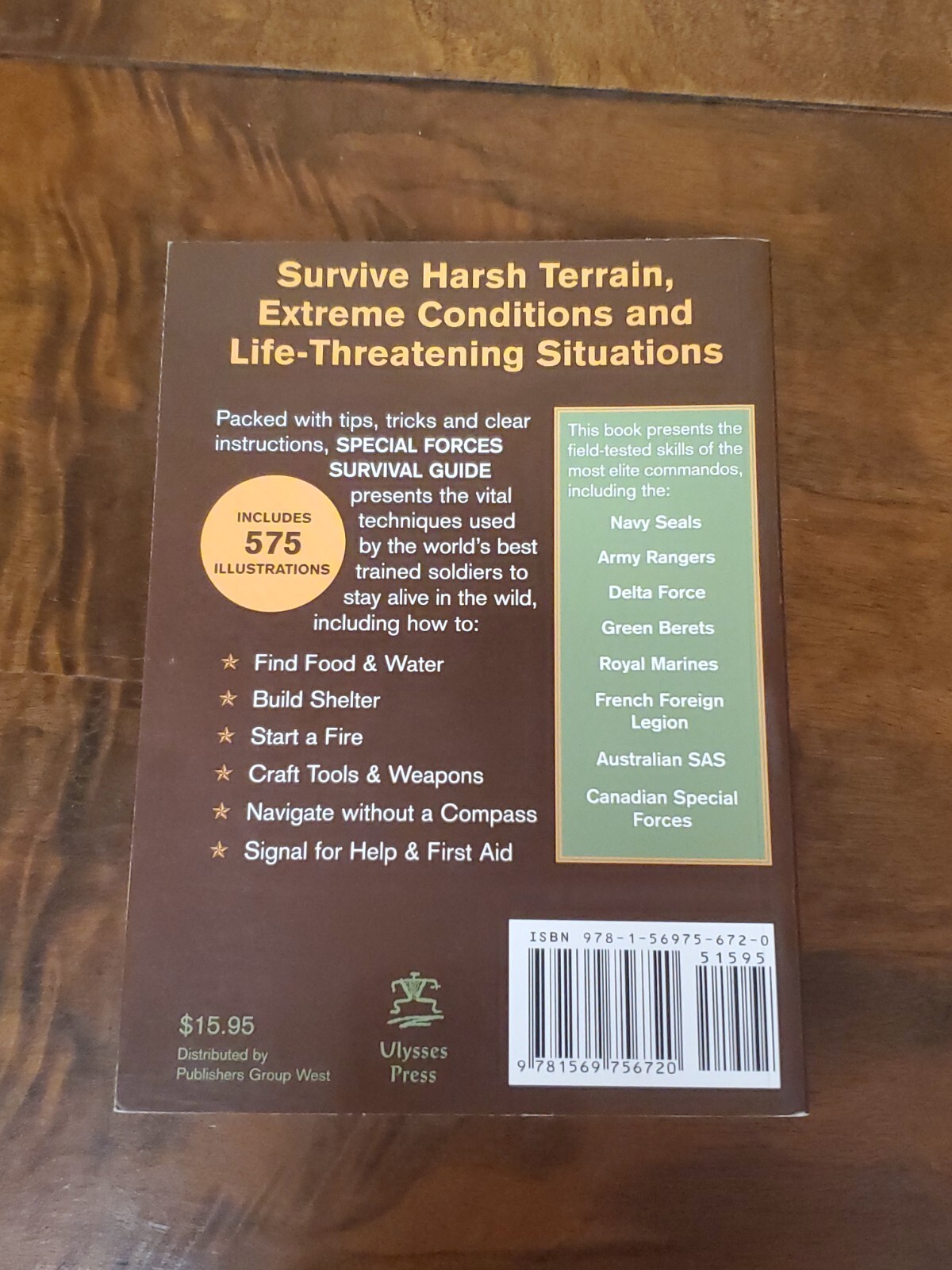 Special Forces Wilderness Survival Guide by Chris McNab / 2008, Ulysses Press