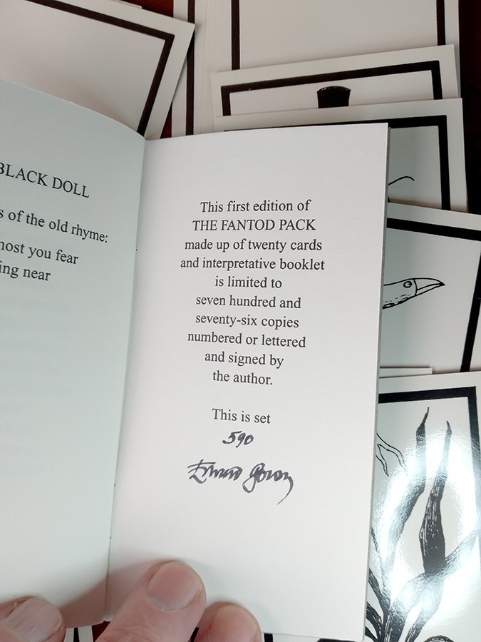 The Fantod Pack by Edward Gorey – 1995 – 1st edition – signed/numbered