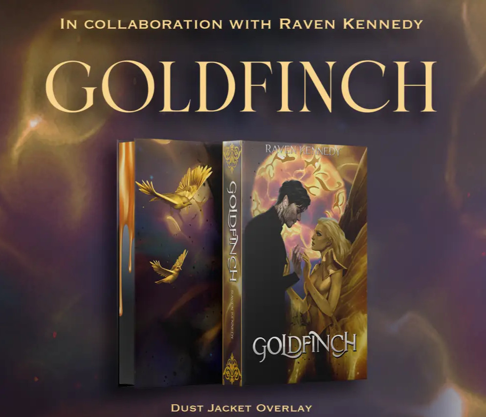 Goldfinch SIGNED Raven Kennedy The Plated Prisoner series Exclusive Luxe Edition
