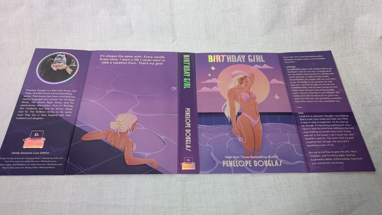 SIGNED Birthday Girl by Penelope Douglas DARKLEY BY THE BOOKISH BOX EXCLUSIVE