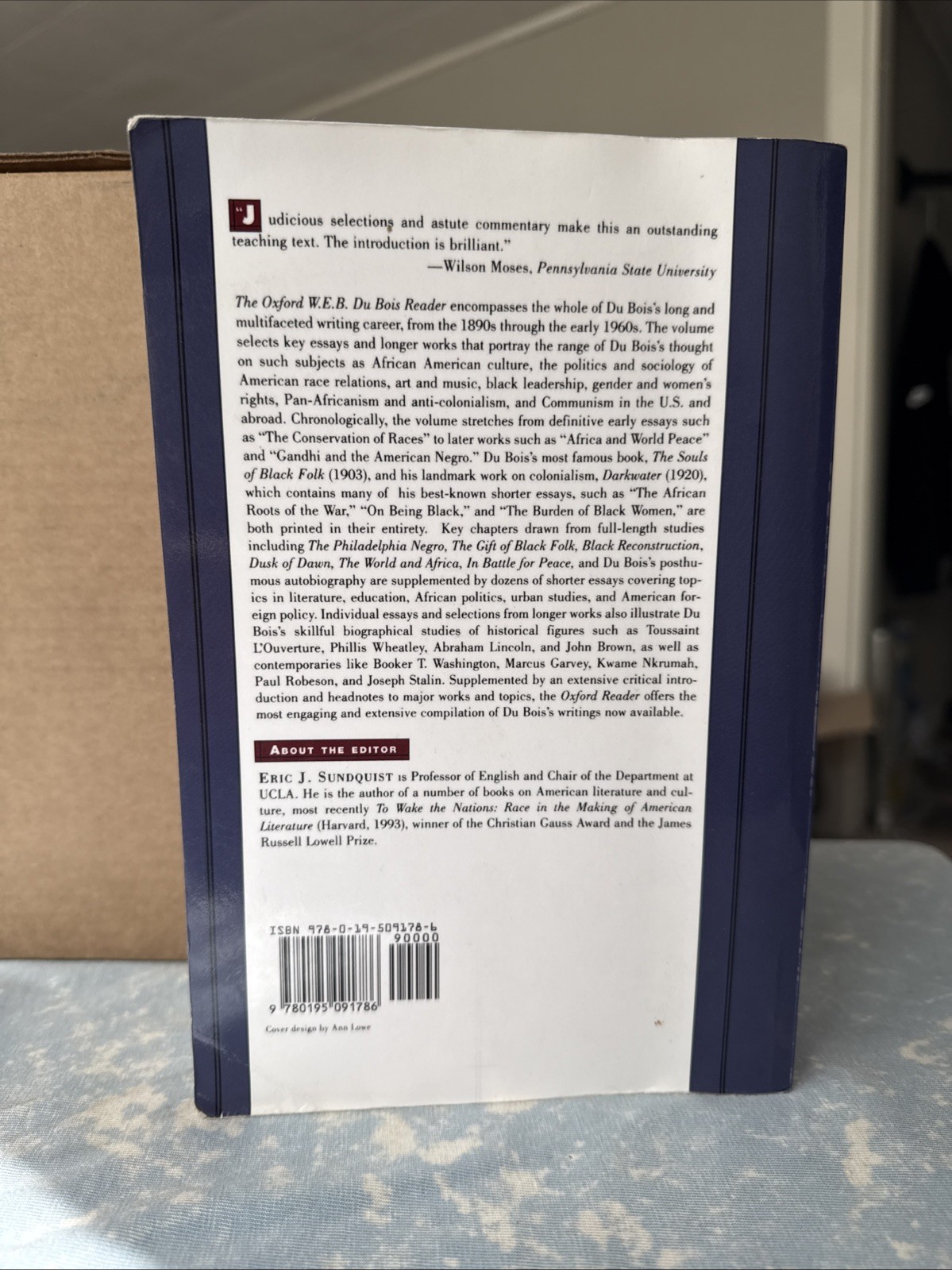 Oxford W. E. B. du Bois Reader by Eric J. Sundquist (1996, Trade Paperback)