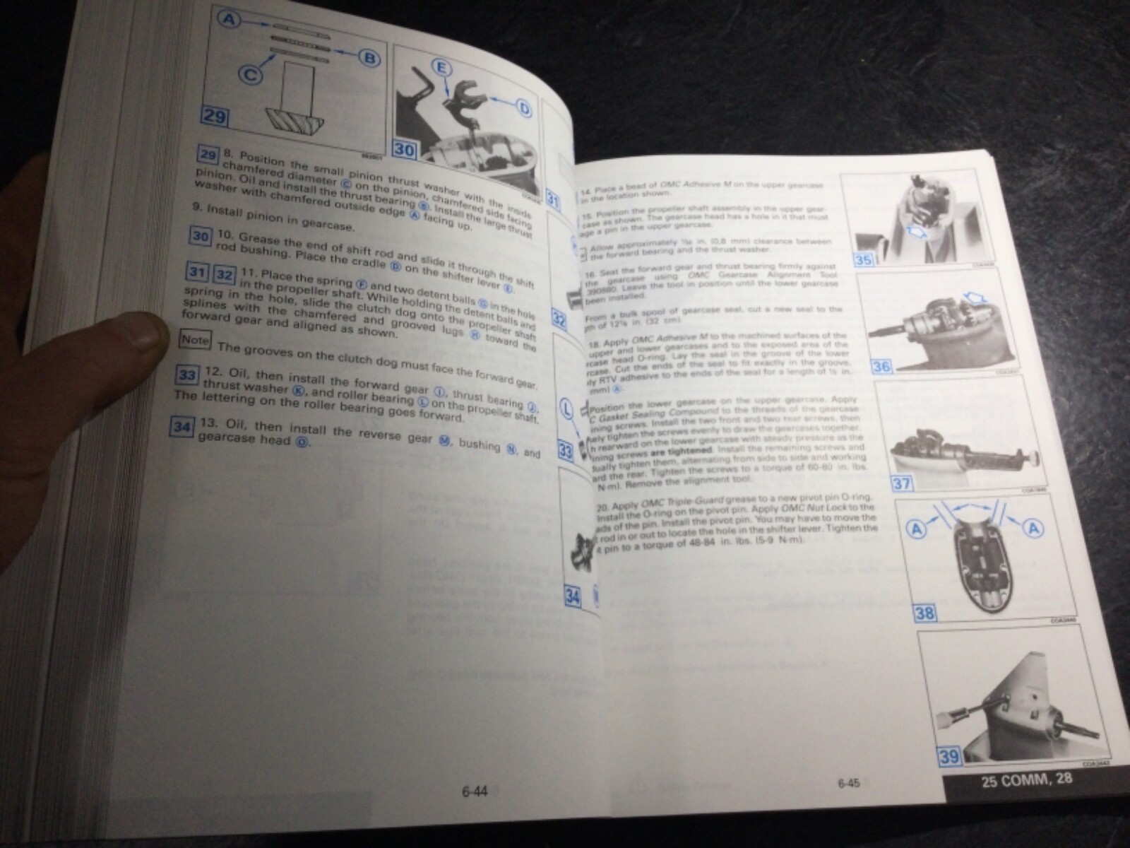1994 Johnson Evinrude 9.9 -30 HP Outboard Shop Manual 500607 ER 9.9 10 15 20 25