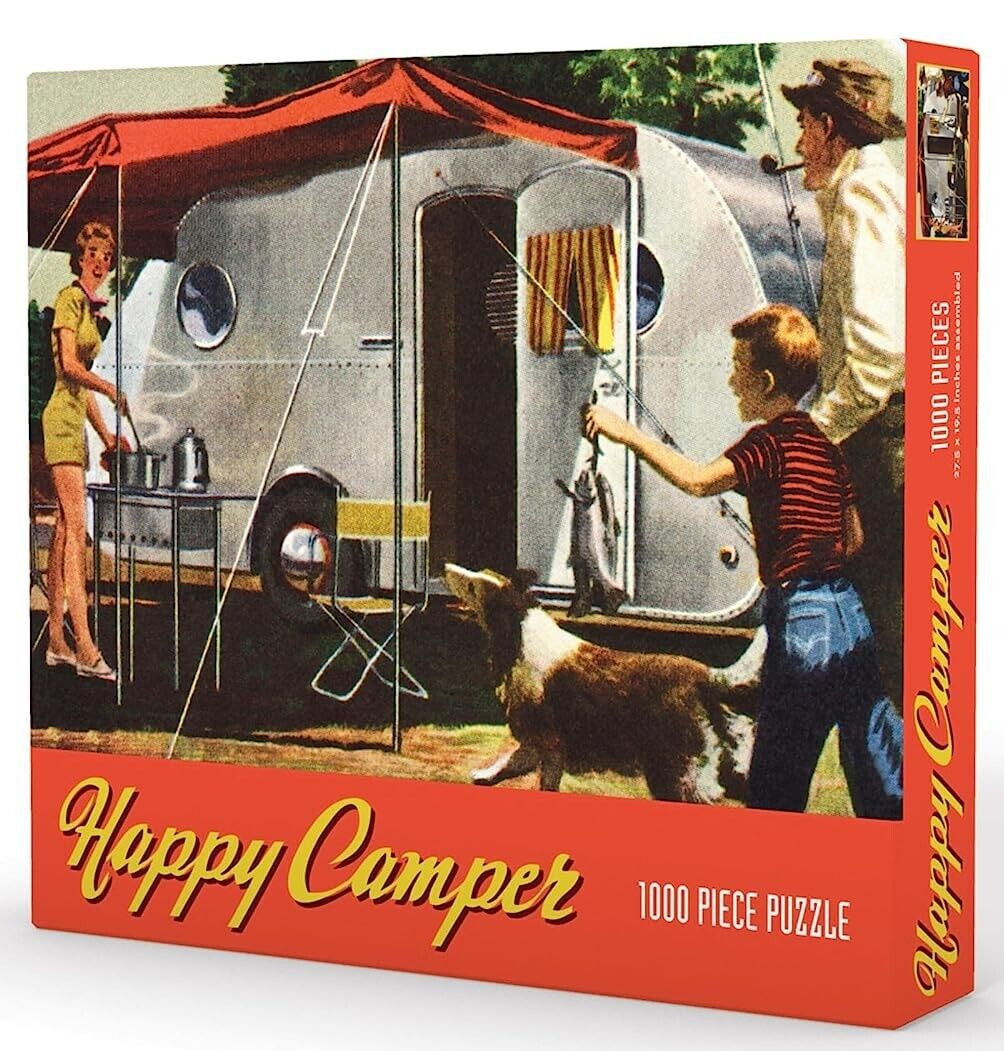 Happy Camper Puzzle by Phil Noyes and Gibbs Smith Publisher NEWSealed