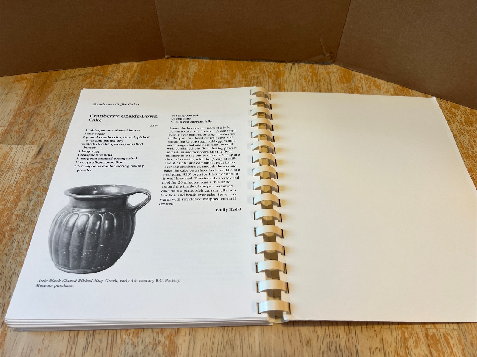 1983 The Newark Museum Cookbook New Jersey Spiral 174 Pages