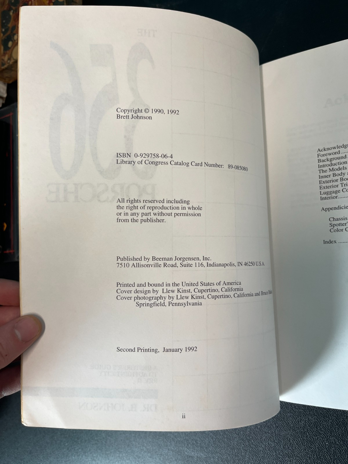 The 356 Porsche Restorers Guide to Authenticity Rev II – Dr B Johnson 1992