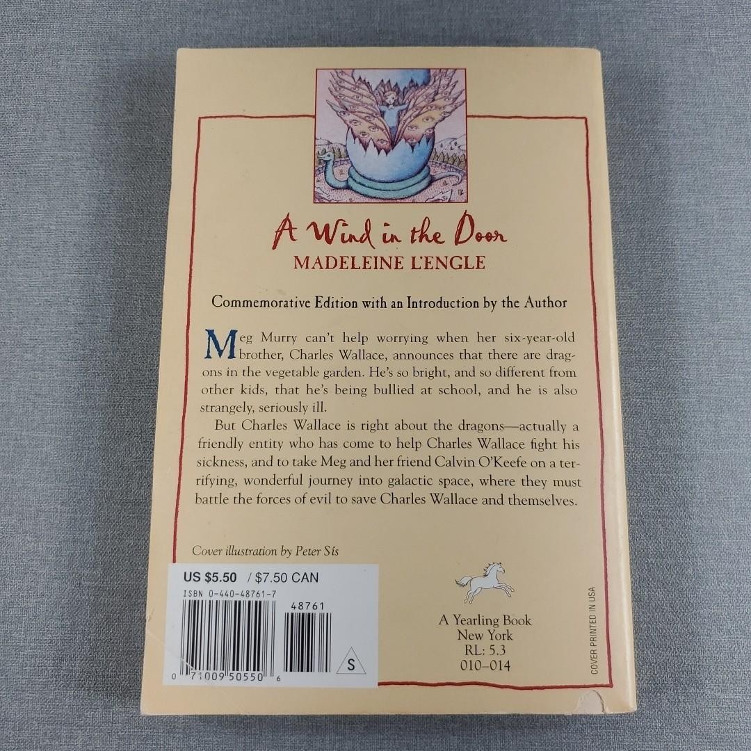 MADELEINE L’ENGLE 6 Paperback Book Lot~ Wrinkle ~ Waters ~ Wind ~ Swiftly ~ Moon
