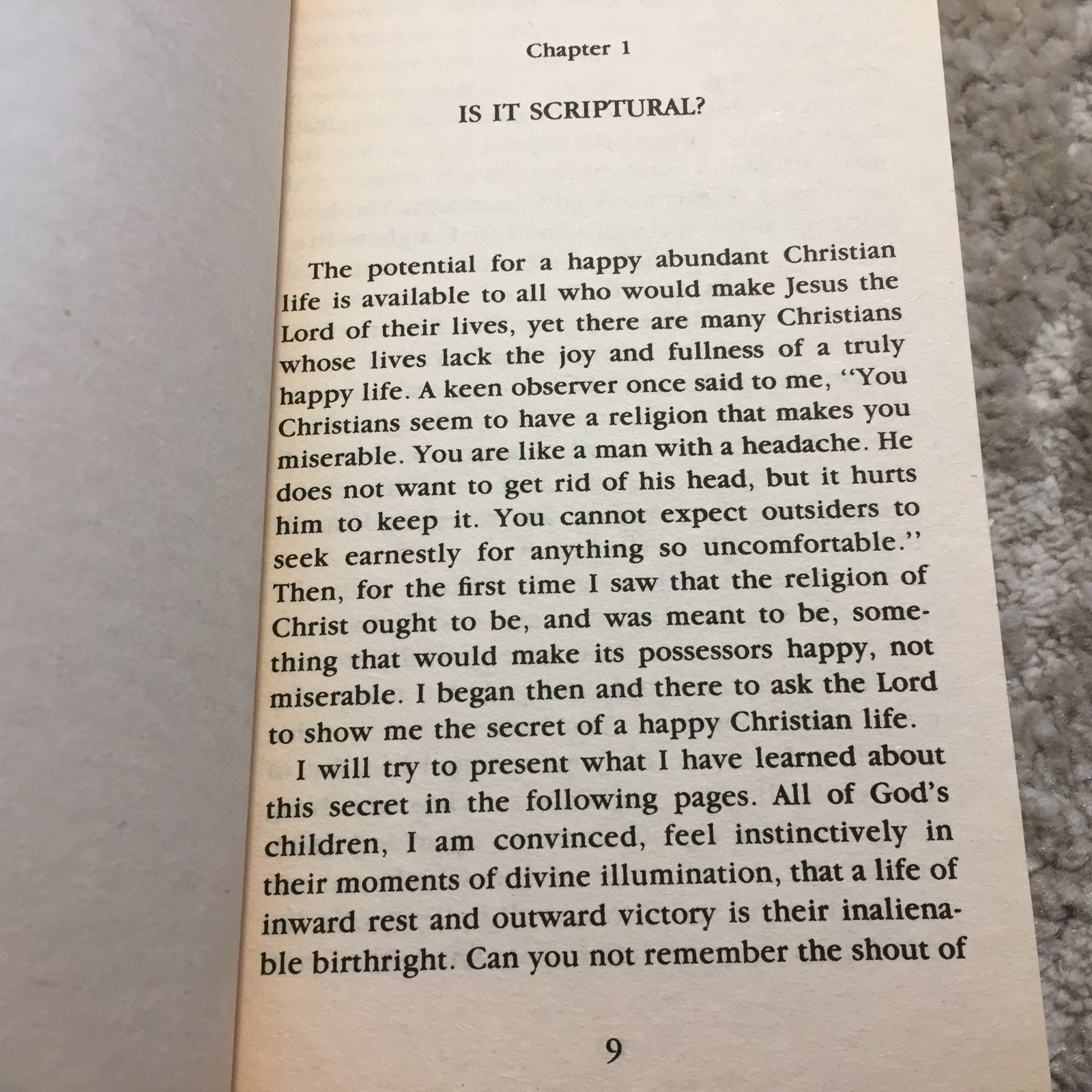 A Christian’s Secret Of A Happy Life Hannah Whitall Smith 1983 Whitaker House