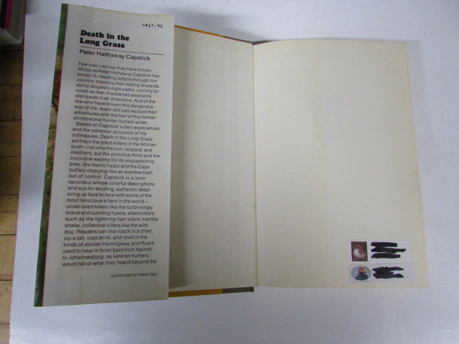 Death in the Long Grass, Peter Hathaway Capstick, 1977
