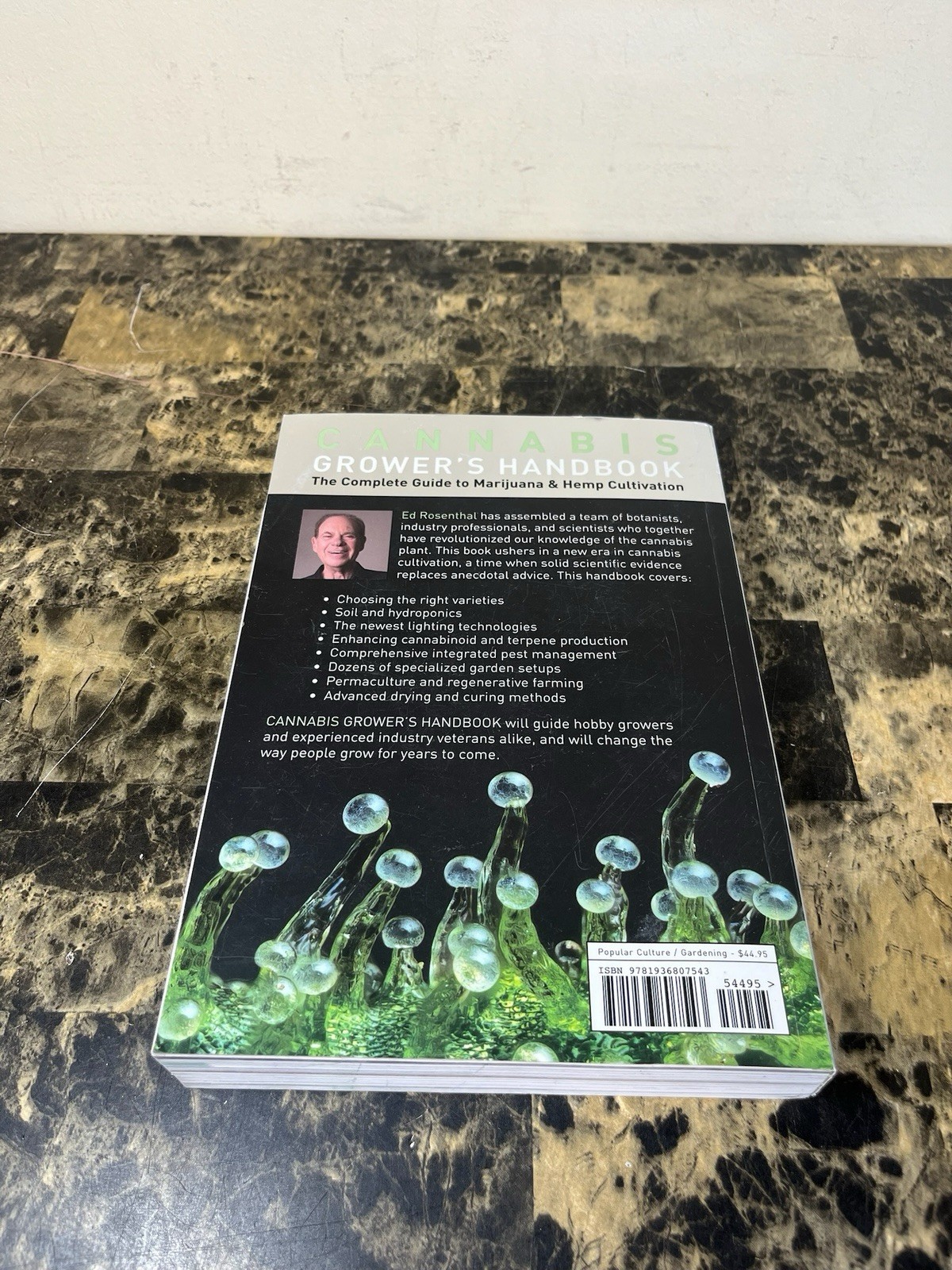CANNABIS GROWER’S HANDBOOK: A COMPLETE GUIDE By Ed Rosenthal – Good Condition