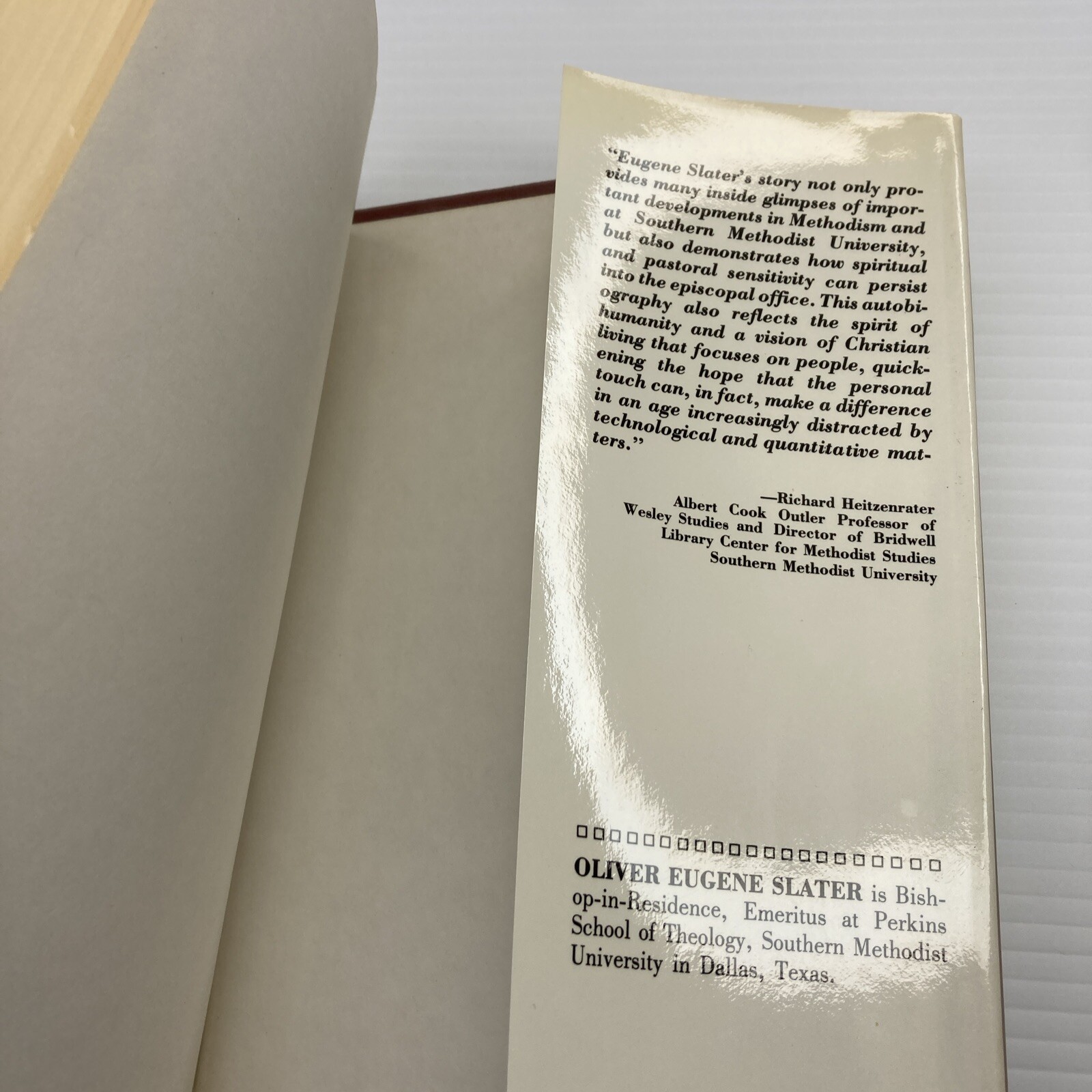 Oliver’s Travels One Bishop’s Journey Oliver Eugene Slater Signed 1988 Methodist