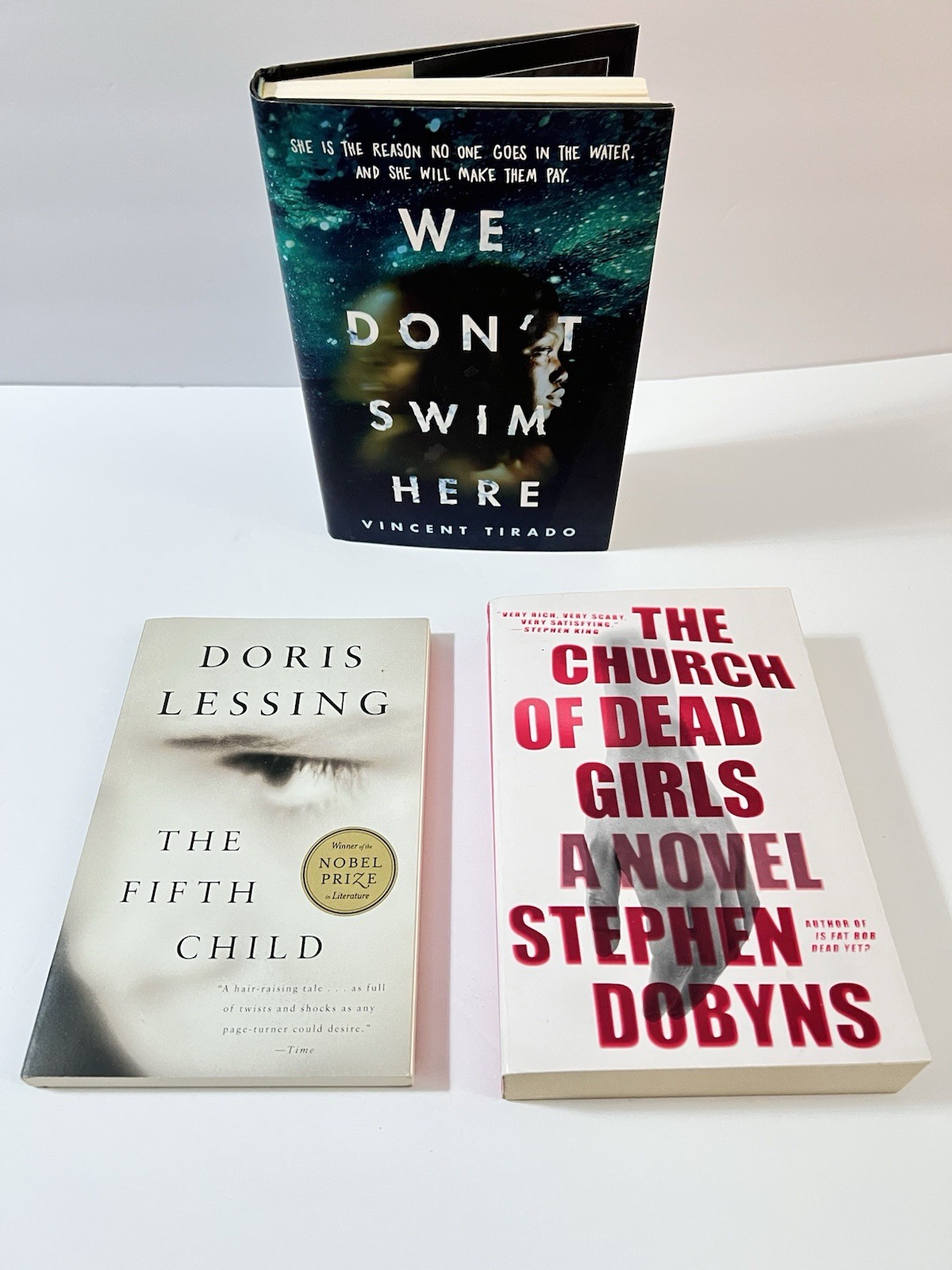 Lot of 3 Horror/Suspense Mixed Author Contemporary Books ~ Hardcover/Paperback