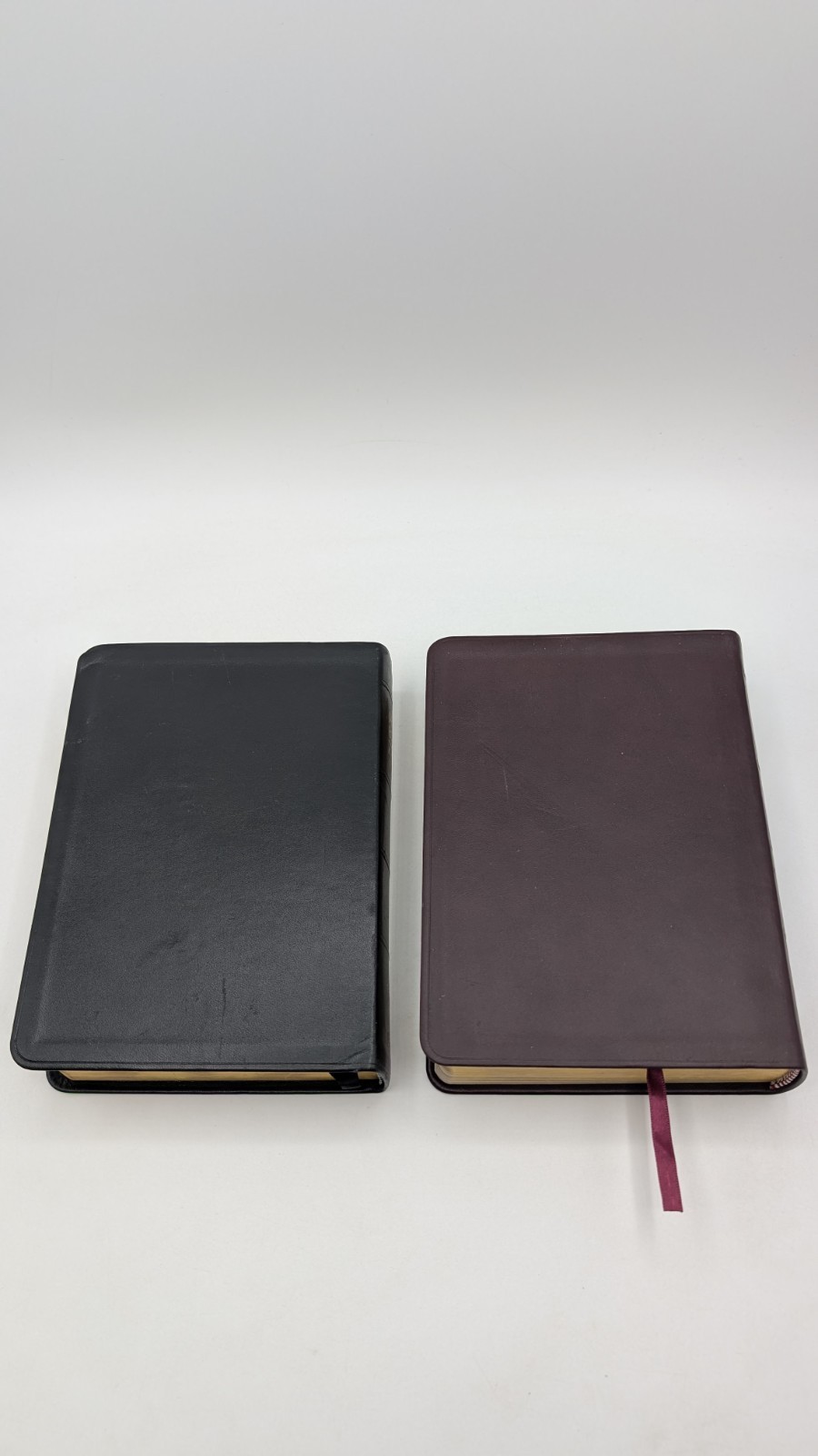 LDS Holy Bible Leather KJV Black + Brwon SOFT Leather King James Version READ