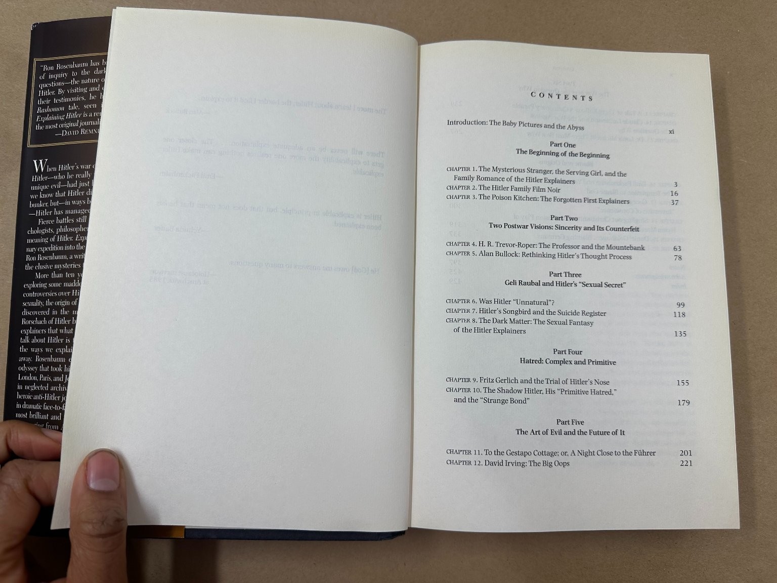 Explaining Hitler Ron Rosenbaum 1998 First Edition Historical Analysis