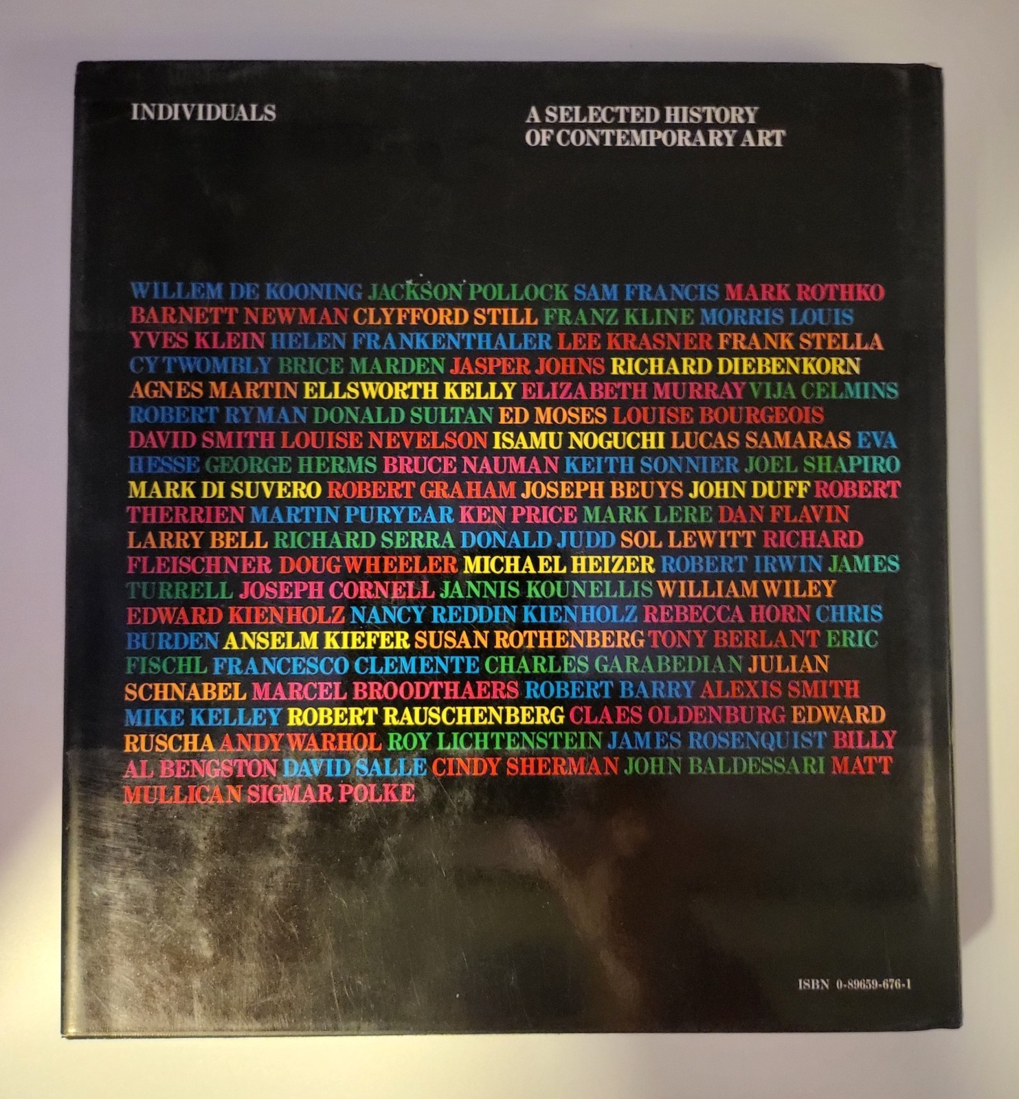 Individuals: A Selected History of Contemporary Art 1945-1986 Hardcover MOCA