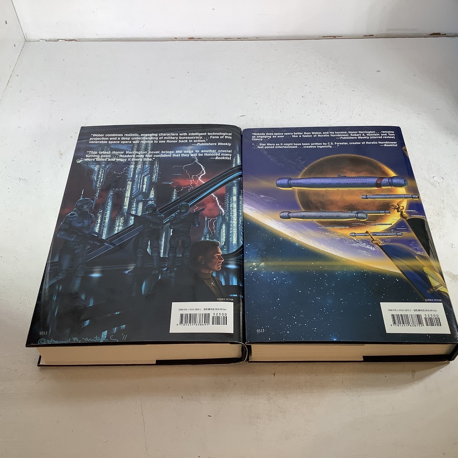 David Weber Lot of 9 Fantatasy HC DJ 1st Honorverse