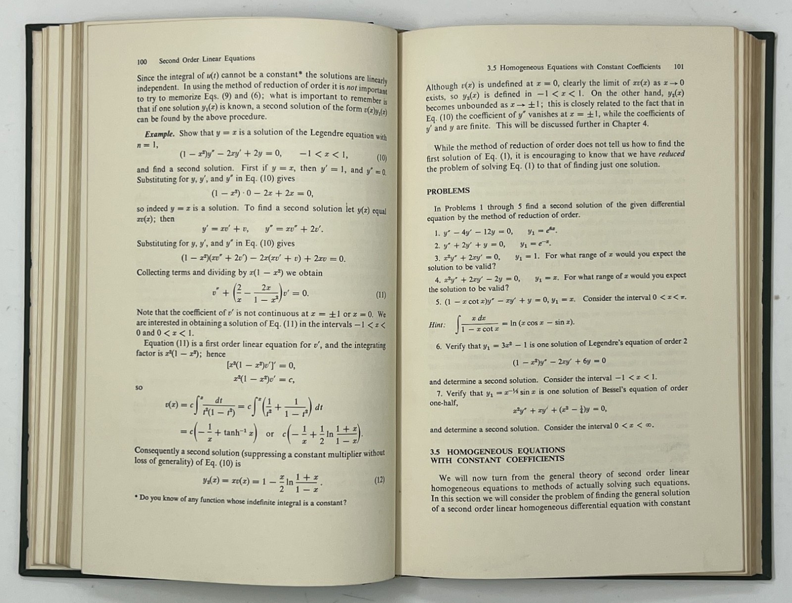 VTG Elementary Differential Equations by Boyce & DiPrima – 1965 HC John Wiley