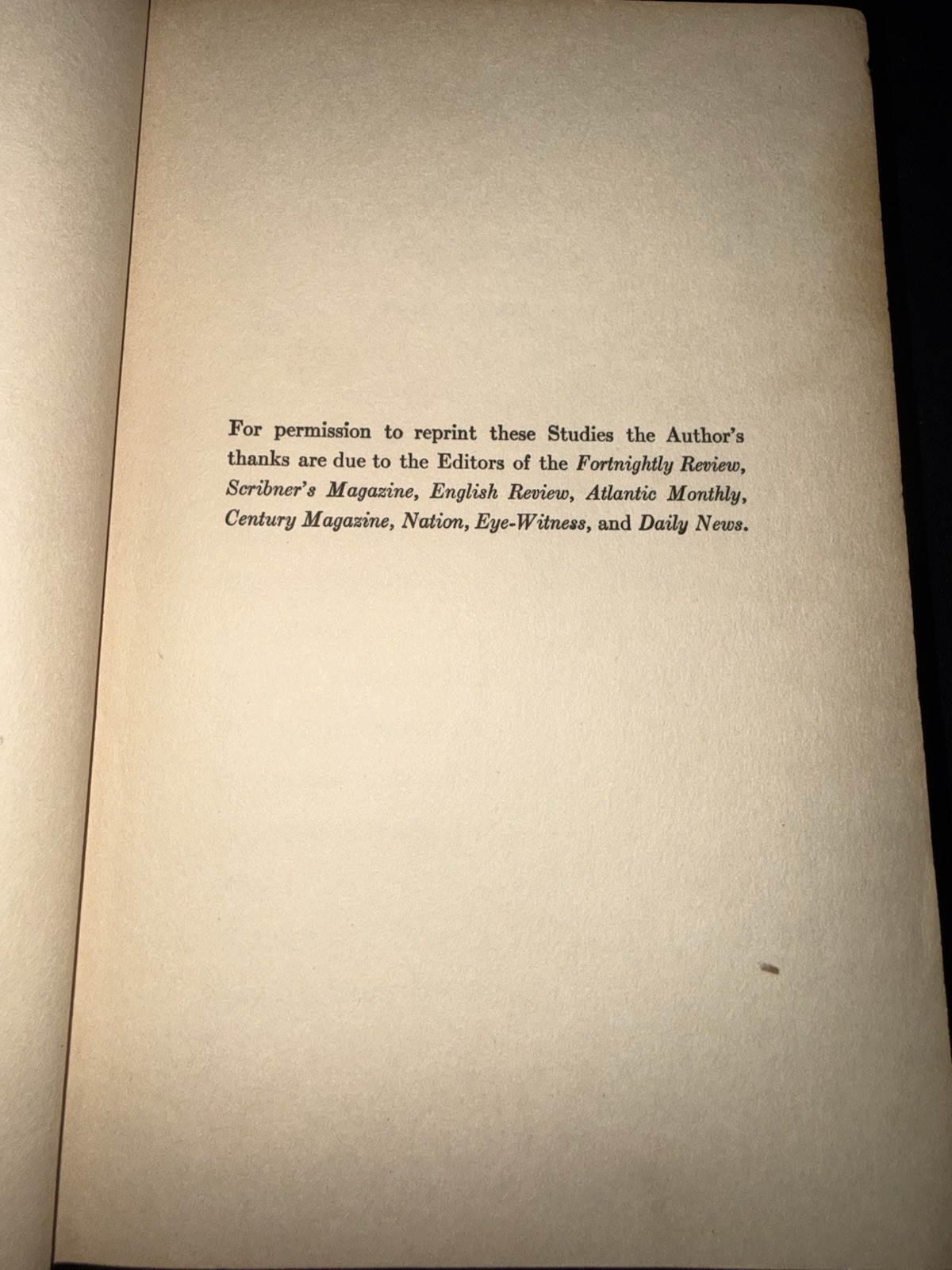 1913 The Inn of Tranquillity John Galsworthy Early Scribner Edition Nobel Prize