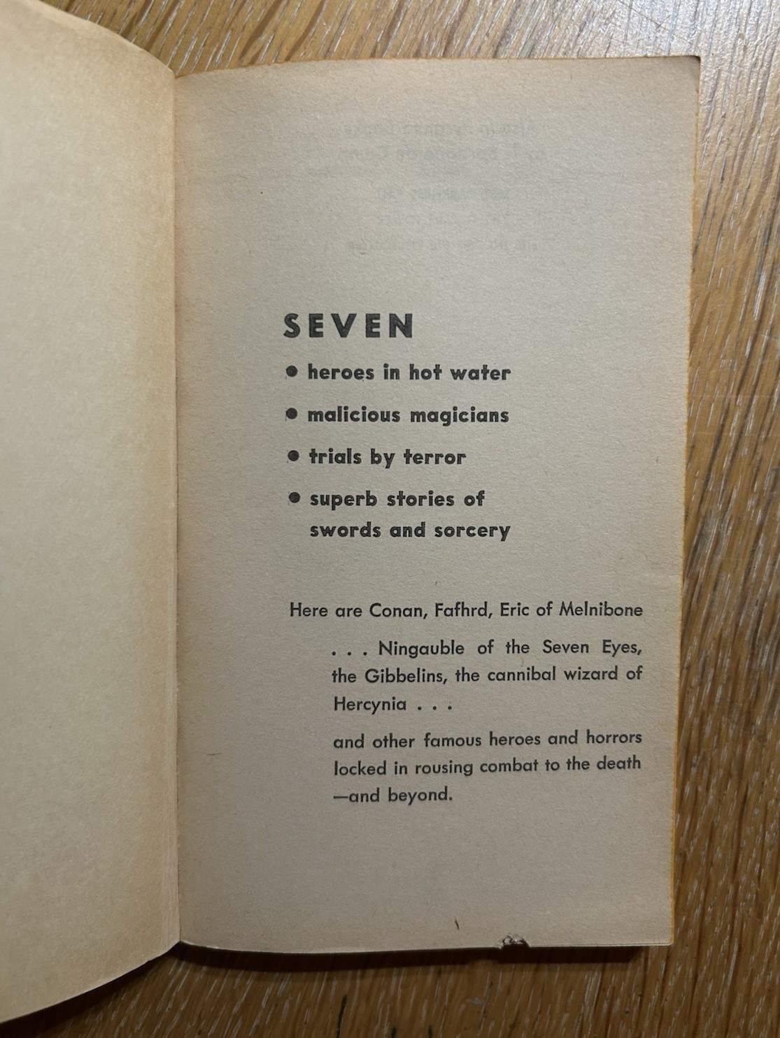 The Spell of Seven L. Sprague De Camp Science Fiction Vintage Paperback 1969