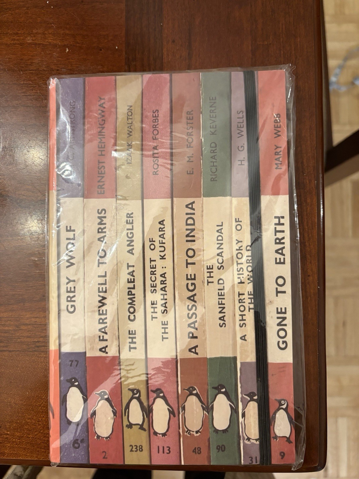 New Penguin Classics Book Spines Notebook Journal in Shrinkwrap