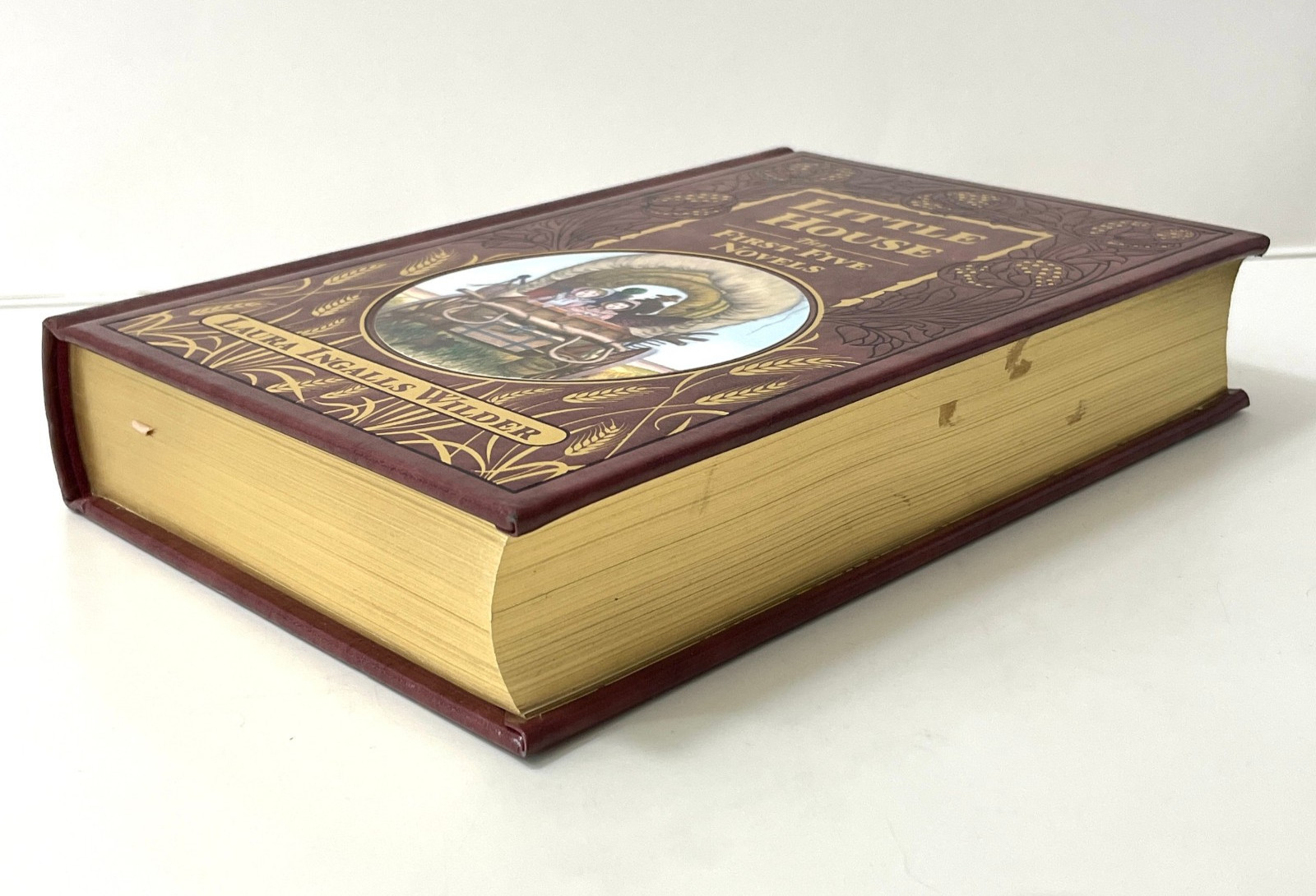 Little House The First Five Novels by Laura Ingalls Wilder – Leather B&N edition