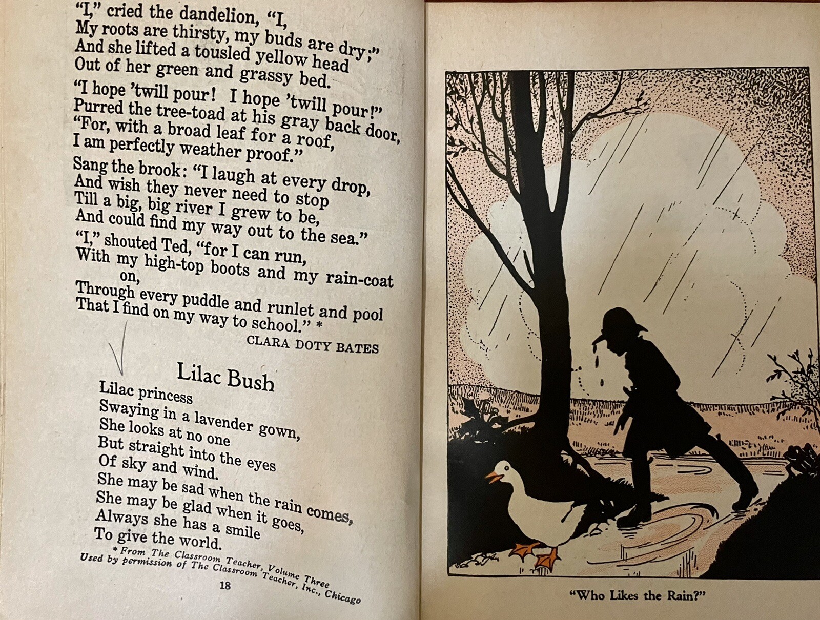 VTG POEMS FOR THE VERY YOUNG CHILD COMPLILED BY DOLORES KNIPPEL, 1932 HARDCOVER