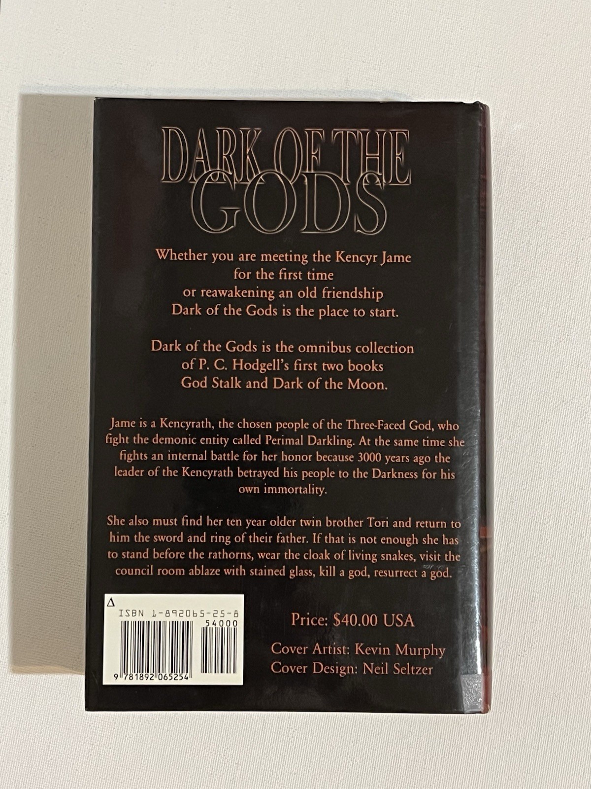 SIGNED P. C. Hodgell Dark Of The Gods Kencyrath Series Hardcover Omnibus Fantasy