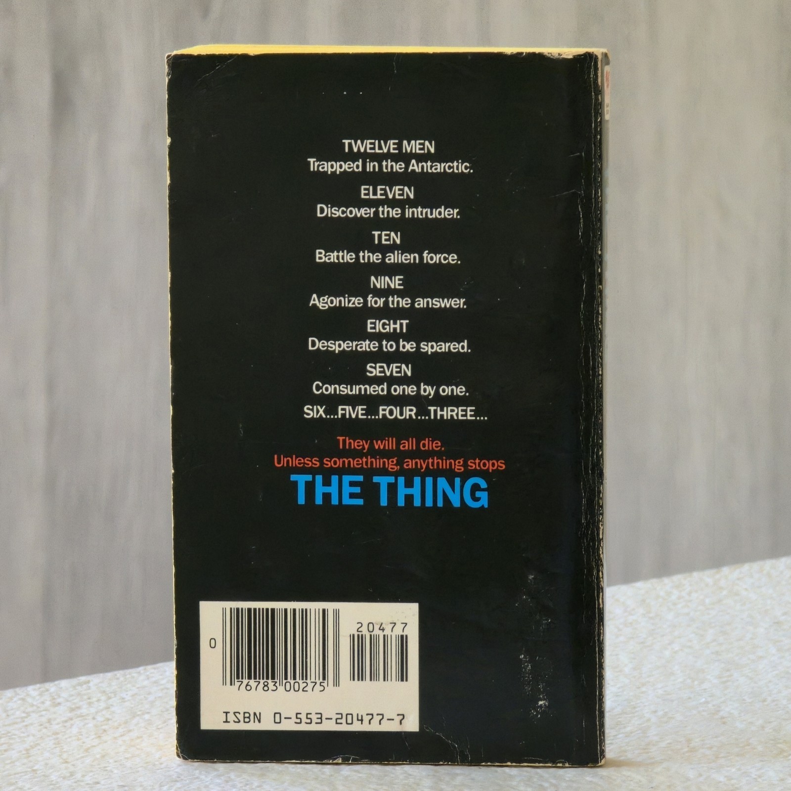 The Thing by Alan Dean Foster 1982 Bantam Books First Print 1st Edition – Horror