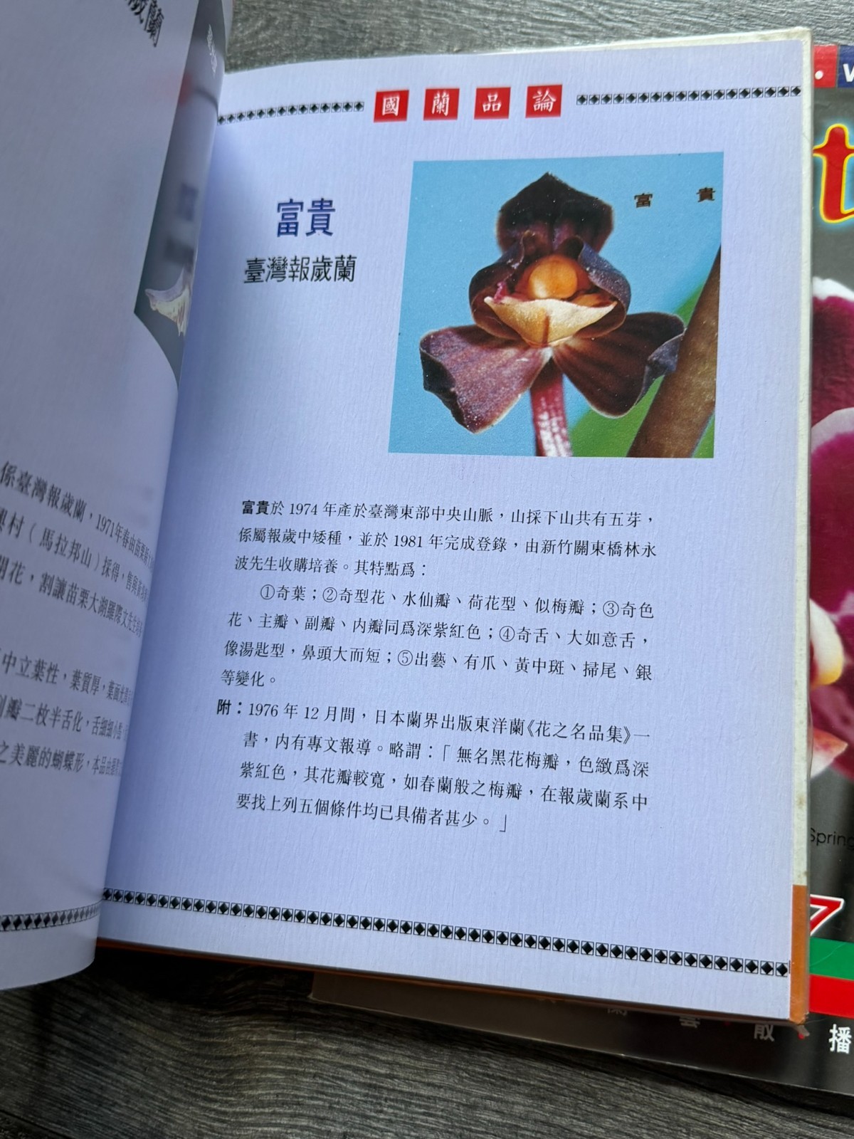 ORCHID Book 6pc Lot Chinese Language Hardcover Softcover Flowers Floristry