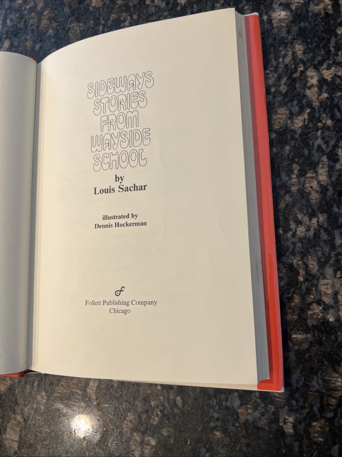 SIDEWAYS STORIES FROM WAYSIDE SCHOOL By Louis Sachar 1978 2nd Print Signed HB/DJ