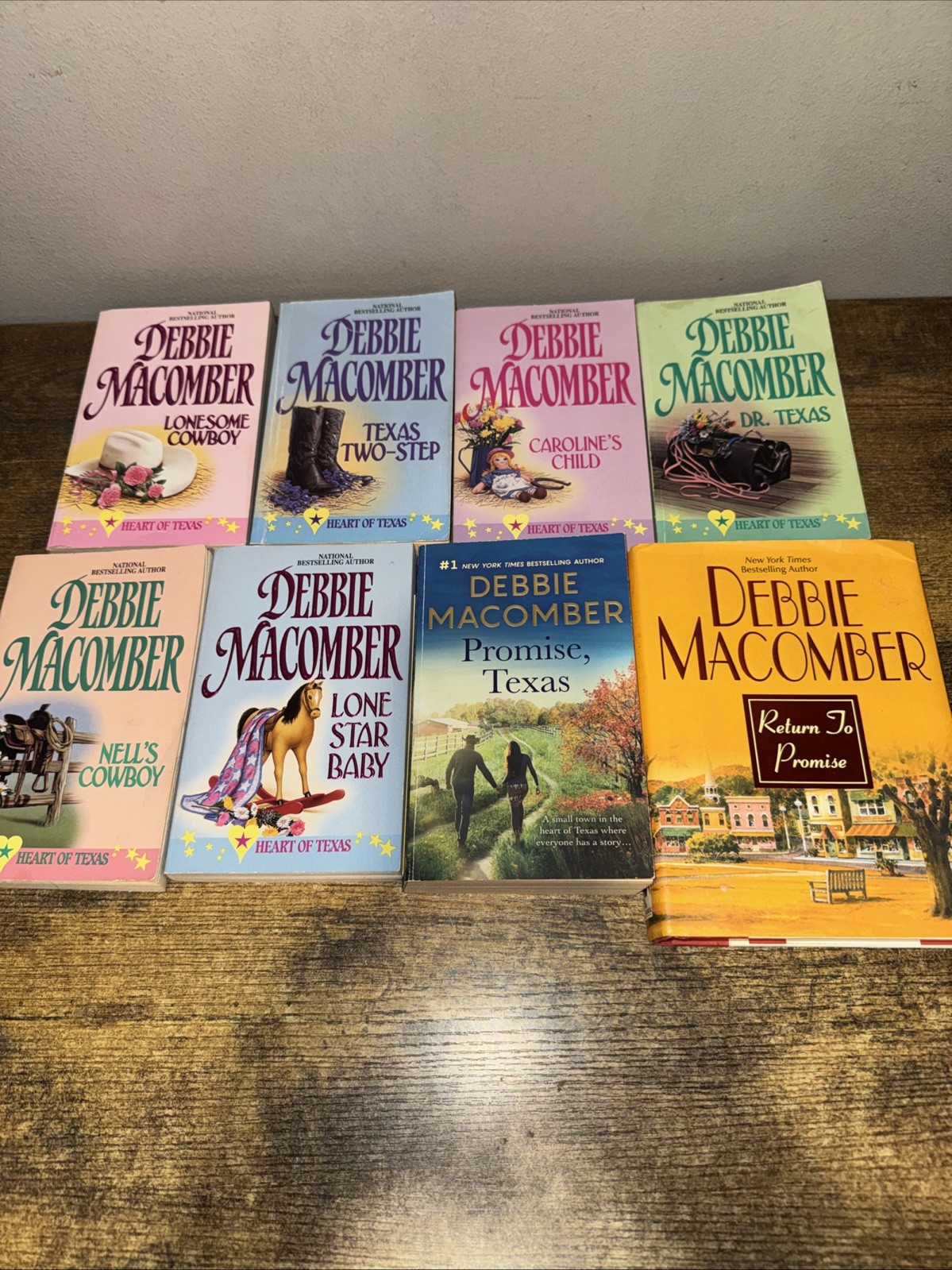 Debbie Macomber HEART OF TEXAS SERIES complete set with all 8 books in series a