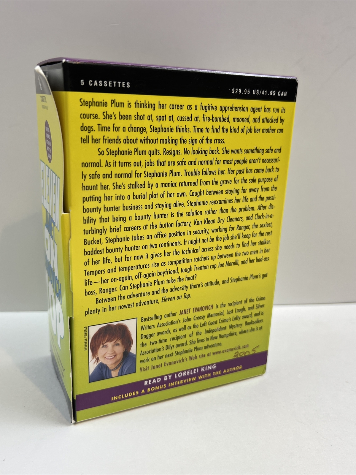 Eleven On Top ~ By JANET EVANOVICH ~ Audio book on Cassette Tapes
