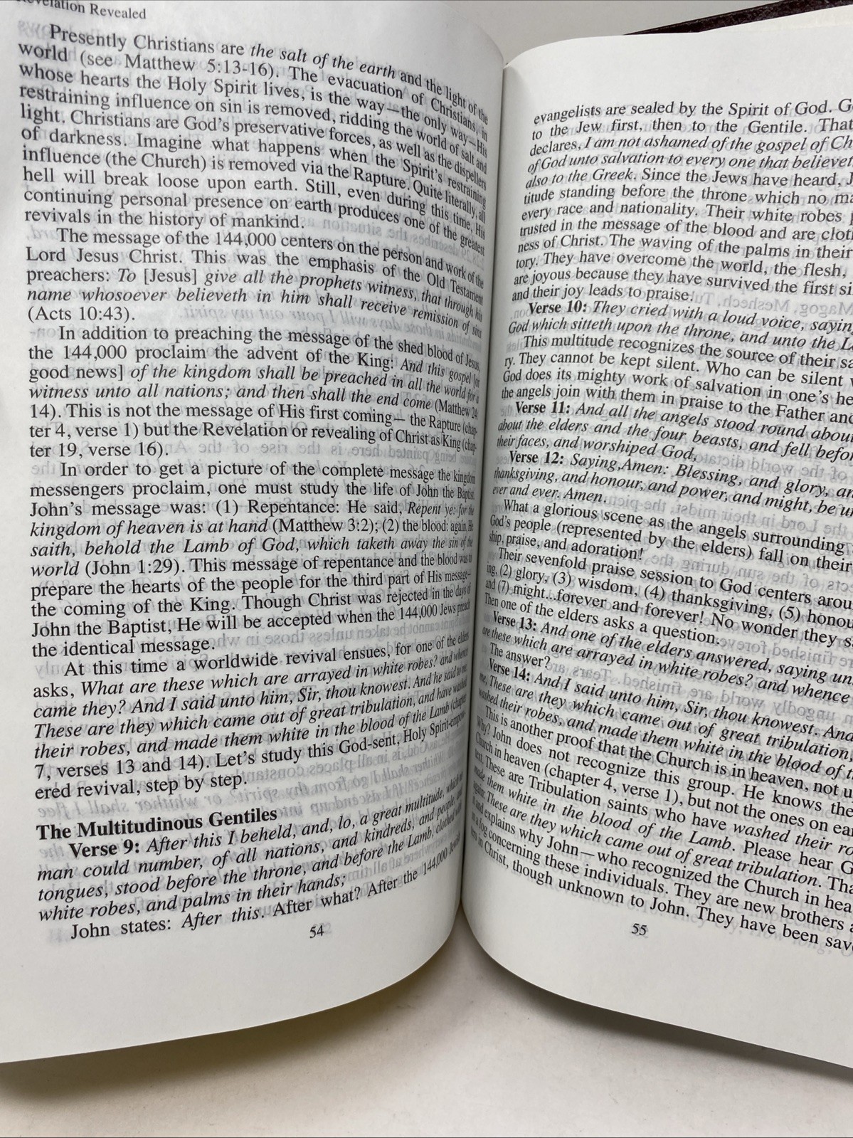 Jack Van Impe Prophecy Bible KJV 1999 Imitation Leather Red Letter Clean Pages