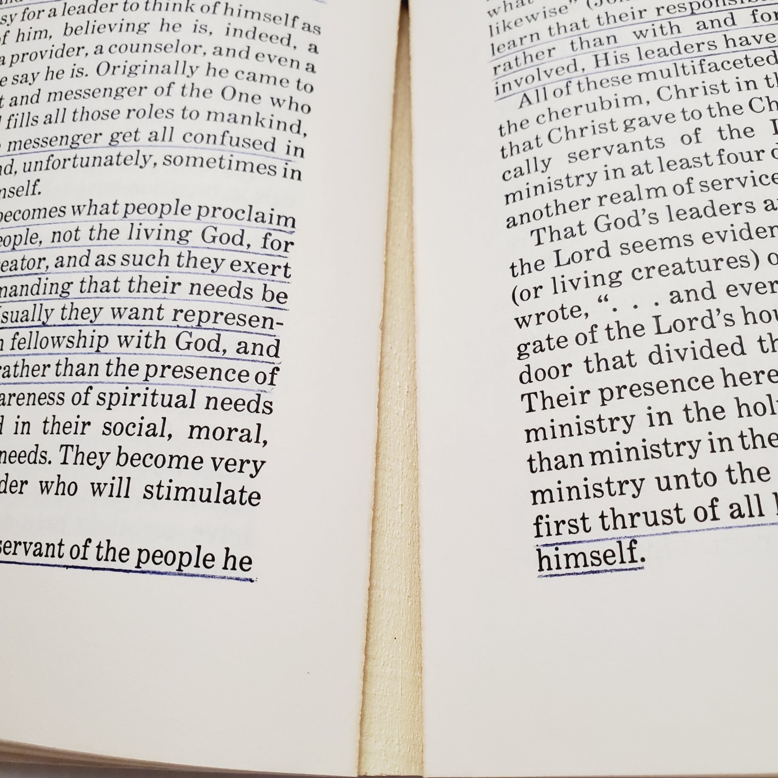 Profiles of a Leader Book Cornwall 1980 Vintage Christian Leadership Self-Help
