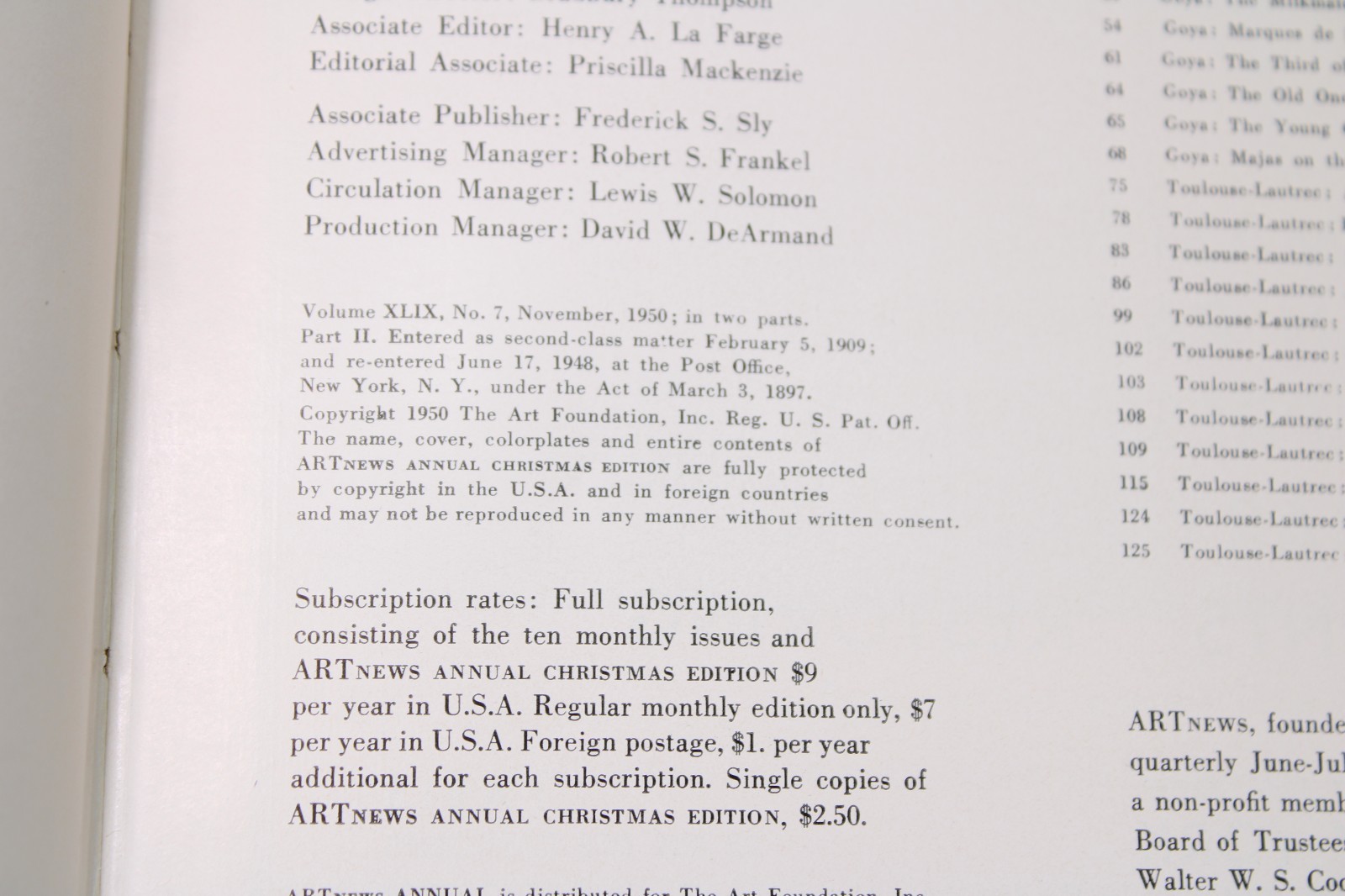 Art News Annual 1951 Oversized 200+ Pages Softcover Paperback