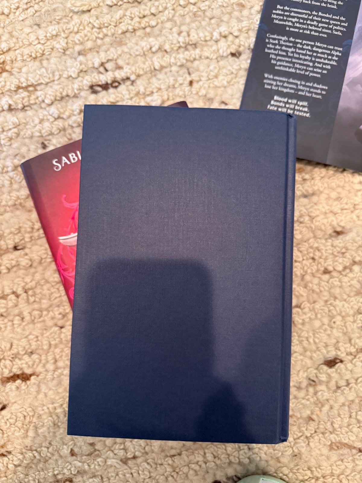 Waterstones Exclusive Dire Bound & Fury Bound Deluxe HC Set Sprayed Edges
