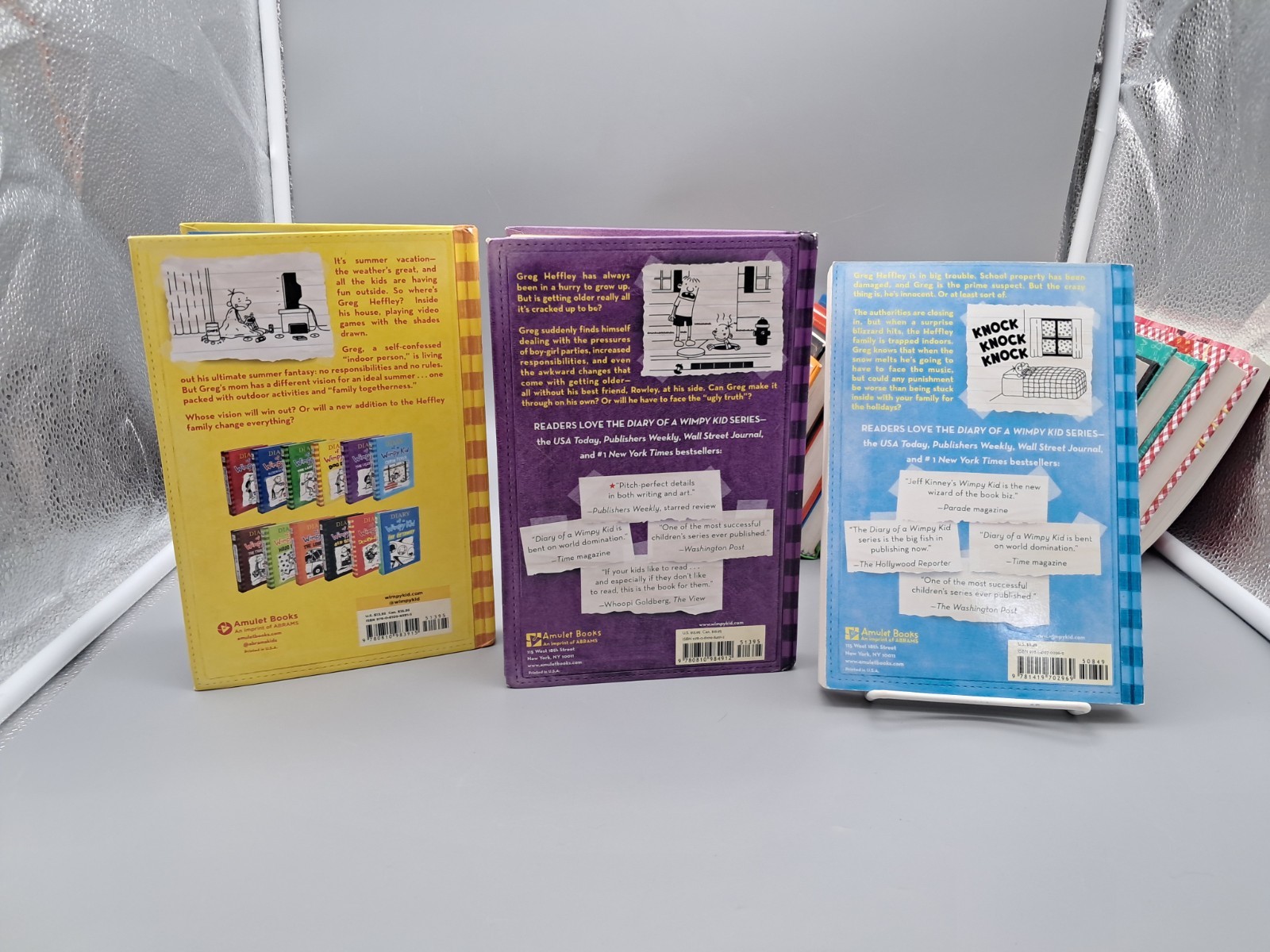 Set of #1-20 in order DIARY OF A WIMPY KID Hardcover & Paperback Book Lot Kinney