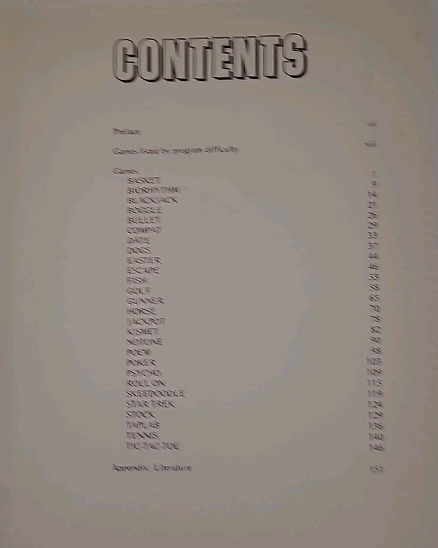 TRS-80 & Basic Computer Games (2) David Ahl & Nahigian – Vintage Programming PB