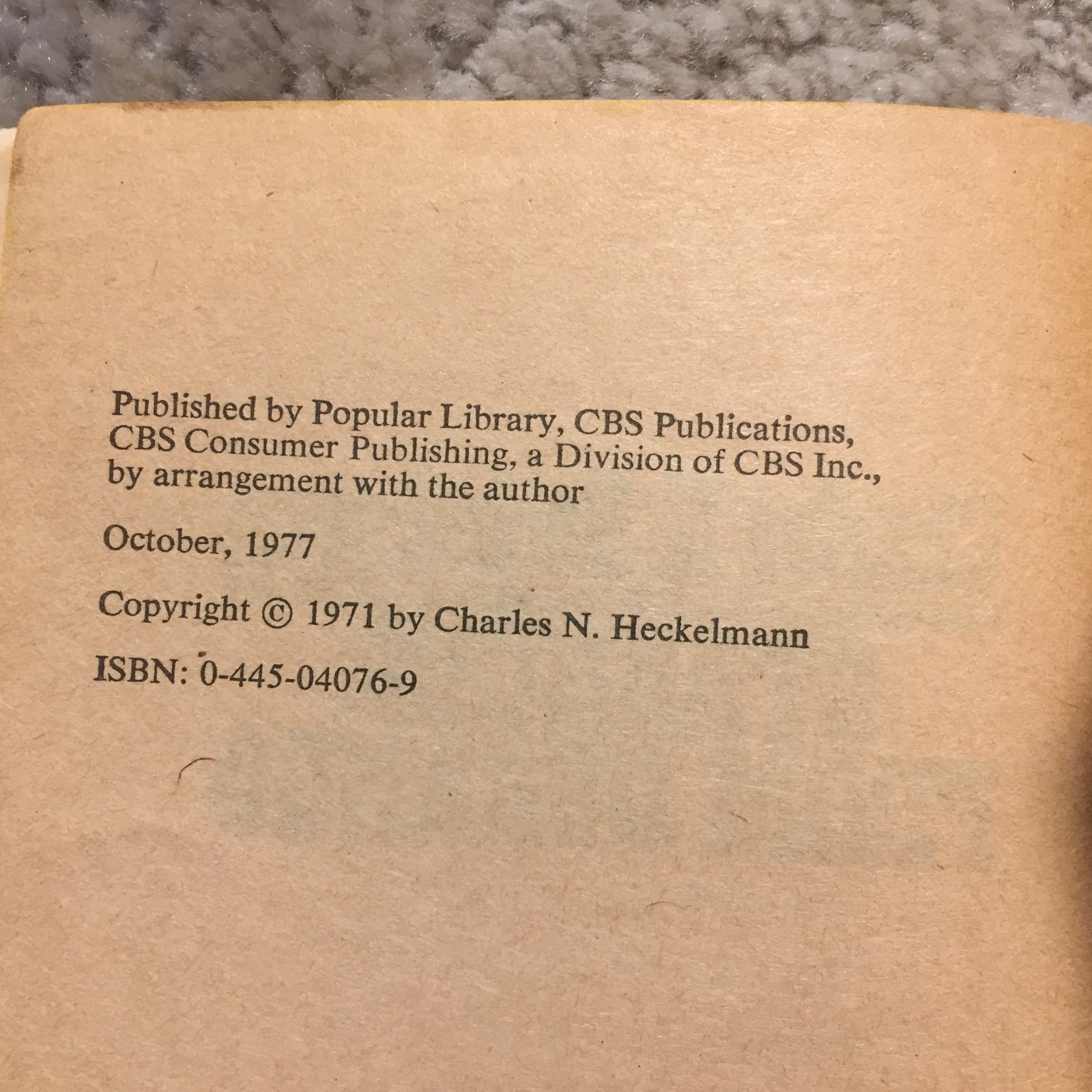 Stranger From Durango Charles N. Heckelmann 1977 Popular Library Vigilantism