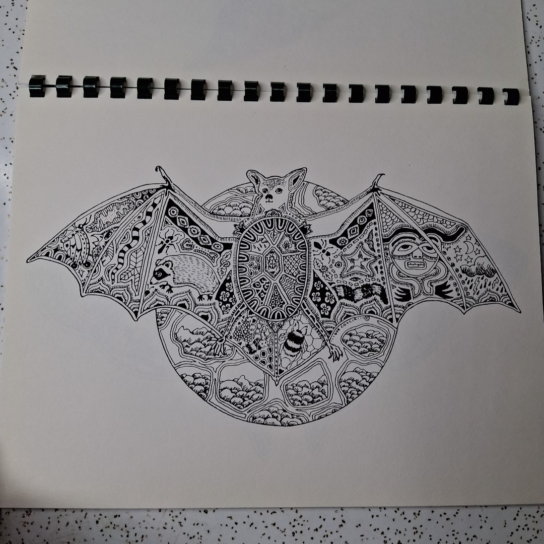 Sue Coccia Winged Critters Coloring Book Sylvia Beach Hotel 12 Pages