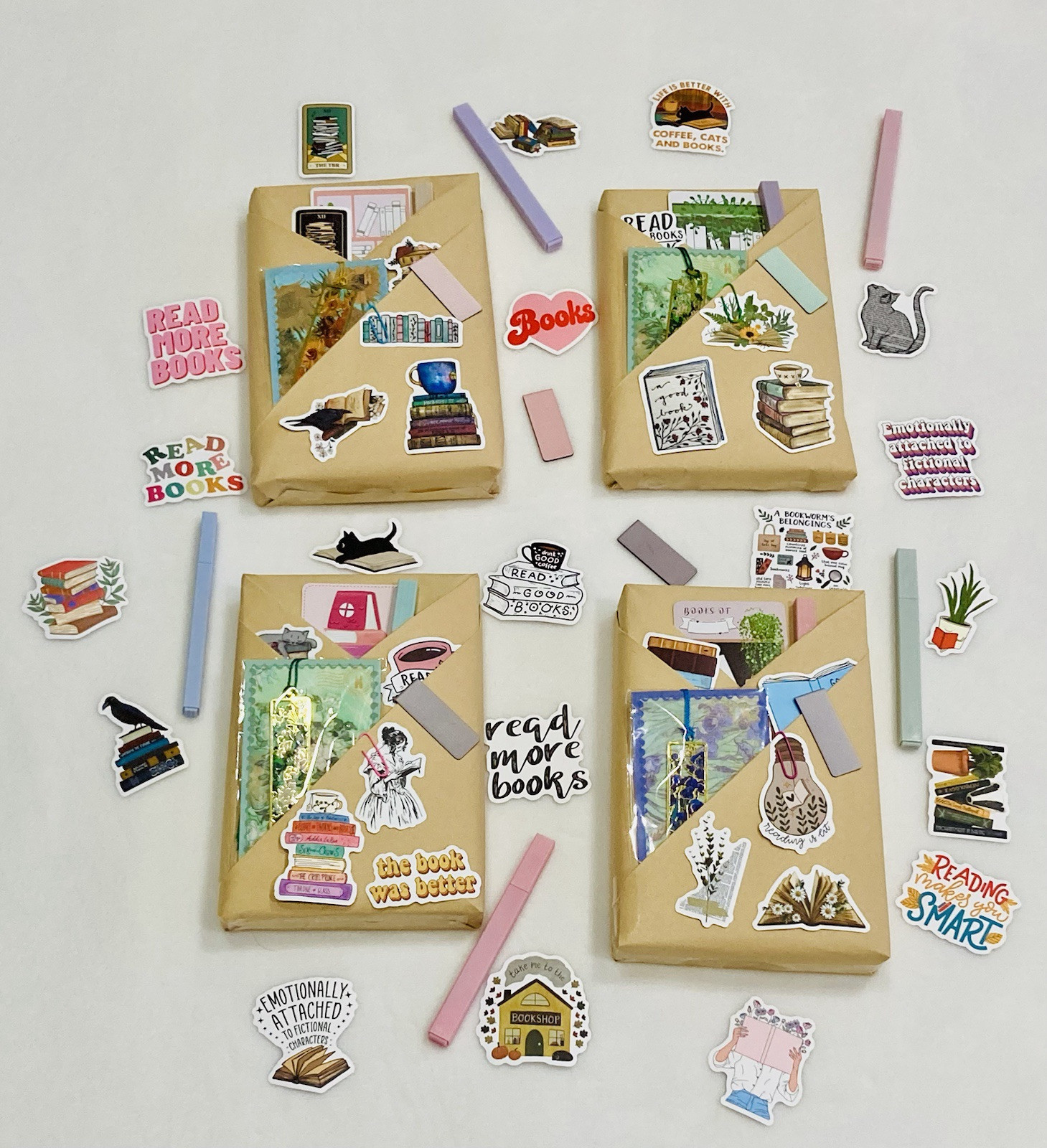 Blind Date With A Book Bookish Gift Bookmark Stickers fiction mystery Book Lover
