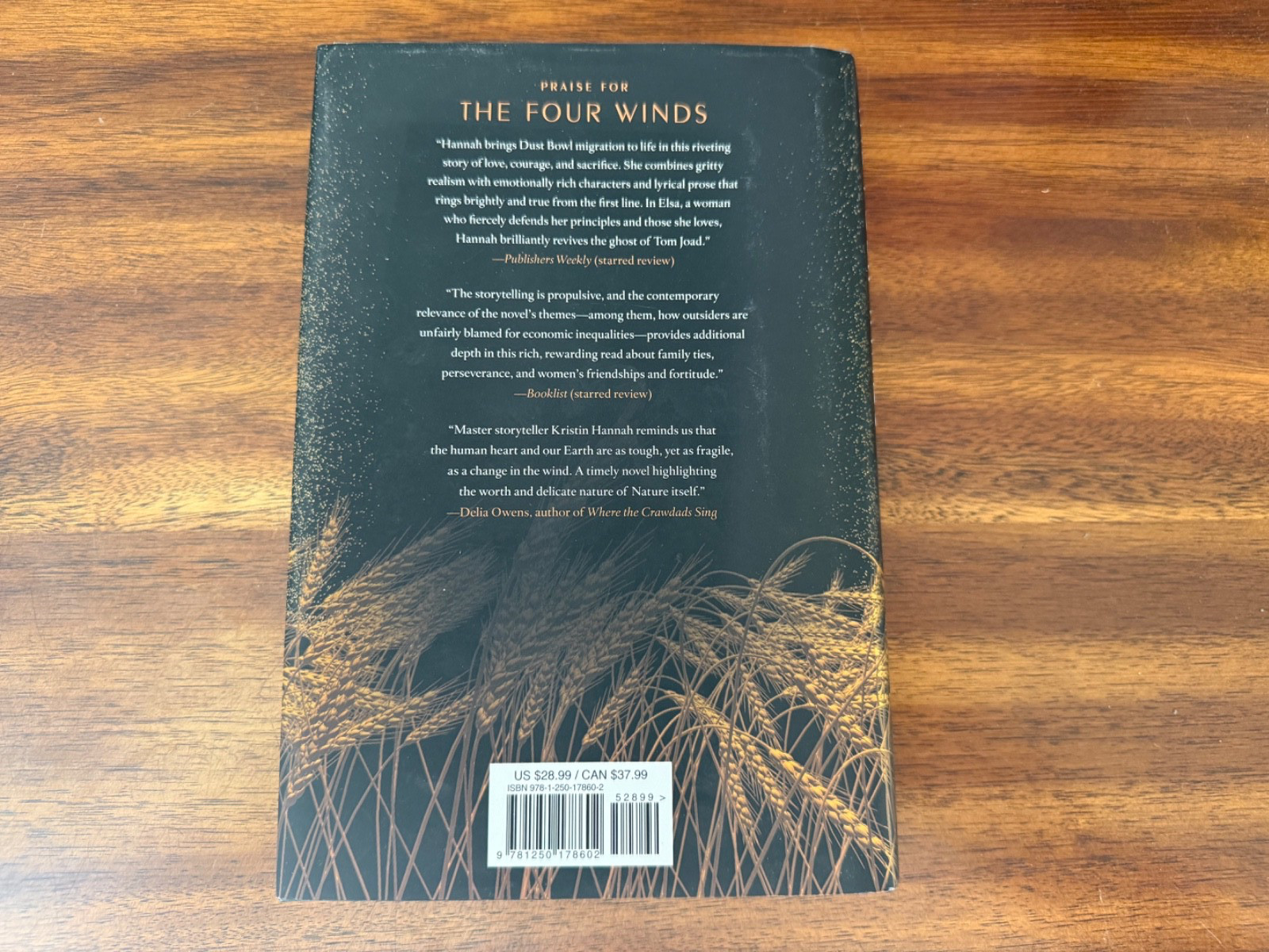 The Four Winds by Kristin Hannah (2021, Hardcover) 1st Print / First Edition