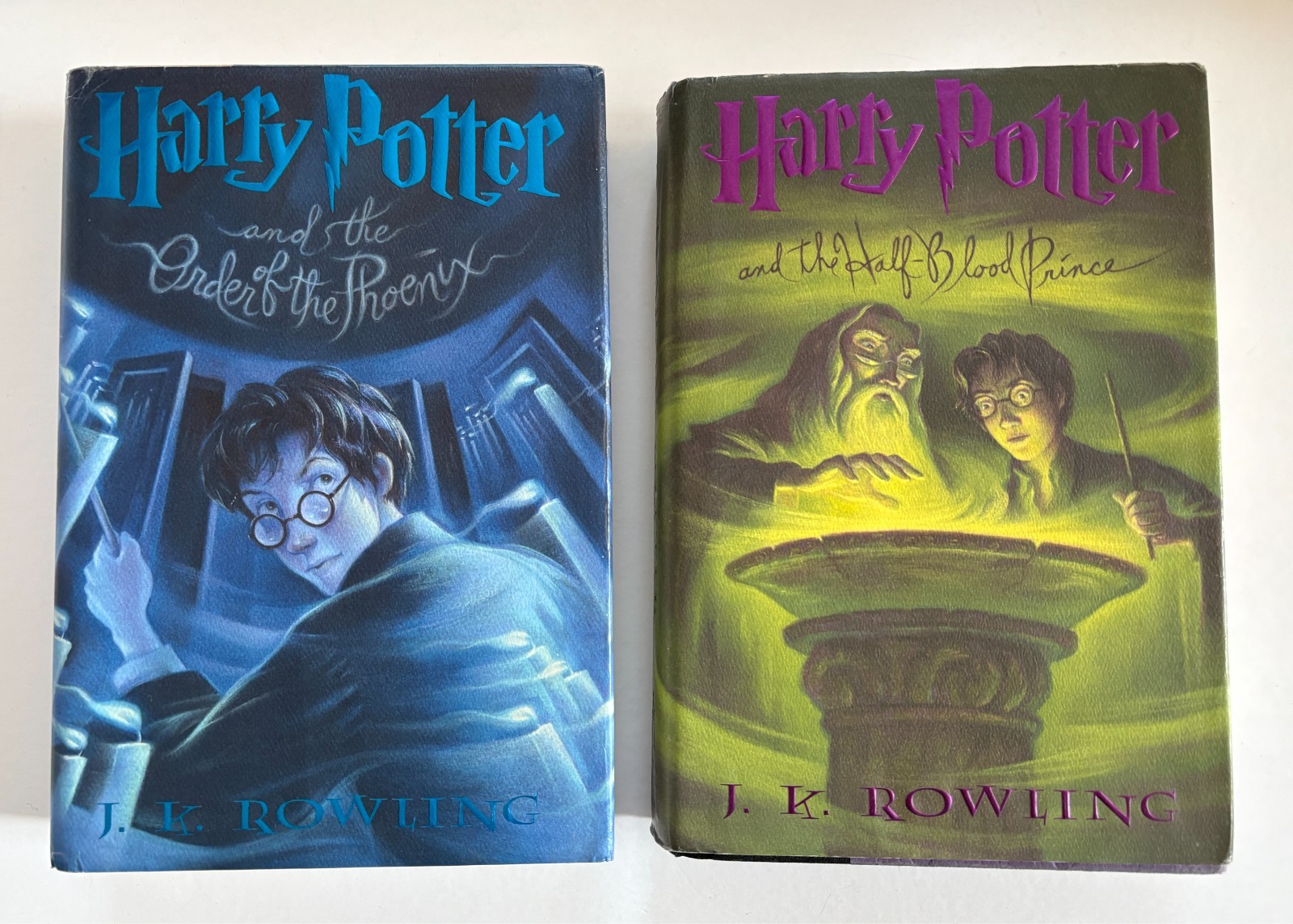 HARRY POTTER Complete Lot of 8 (1-7 +) Set Series HARDCOVER Books FIRST EDITION