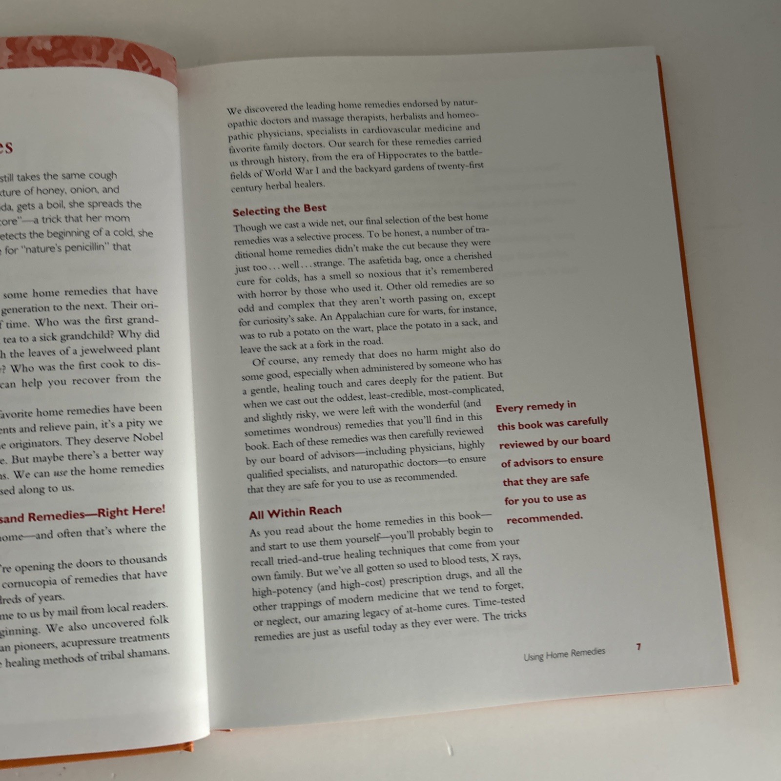 Reader’s digest: Home Remedies – Hardcover – VERY GOOD