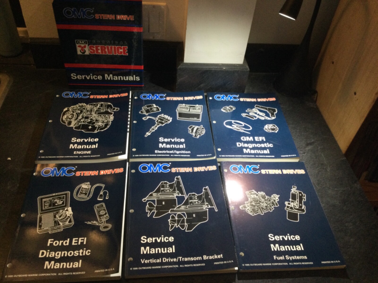 1996 OMC Stern Drive NC Service Manual Set GM Ford 3.0L 4.3L 5.0L 5.7L 5.8L 7.4L