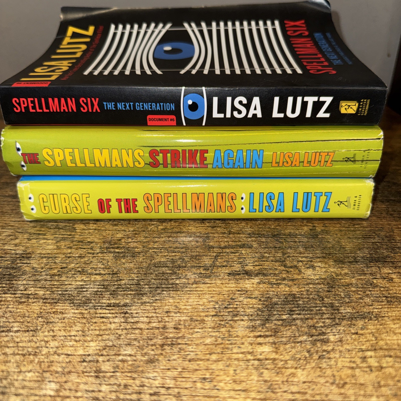Lisa Lutz mixed lot of 3 books from THE SPELLMANS Series, Spellman Six, Curse of