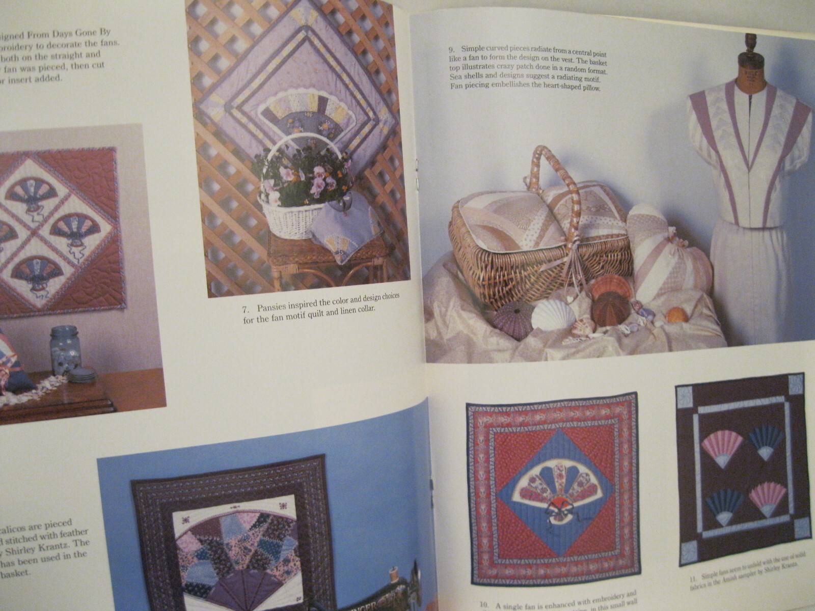 FANS A COLLECTION OF QUILT DESIGNS AND INSPIRATIONS BY JEAN WELLS SOFTCOVER 1987