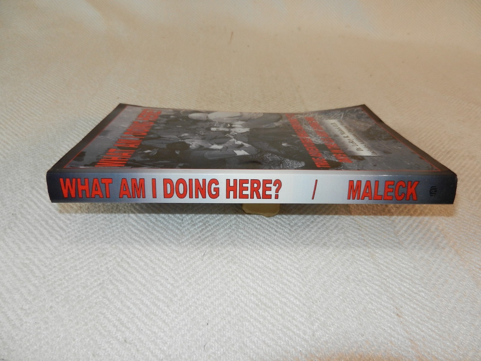 WW II 35th division 137th Infantry GI Medic „WHAT AM I DOING HERE?“ Vet Signed